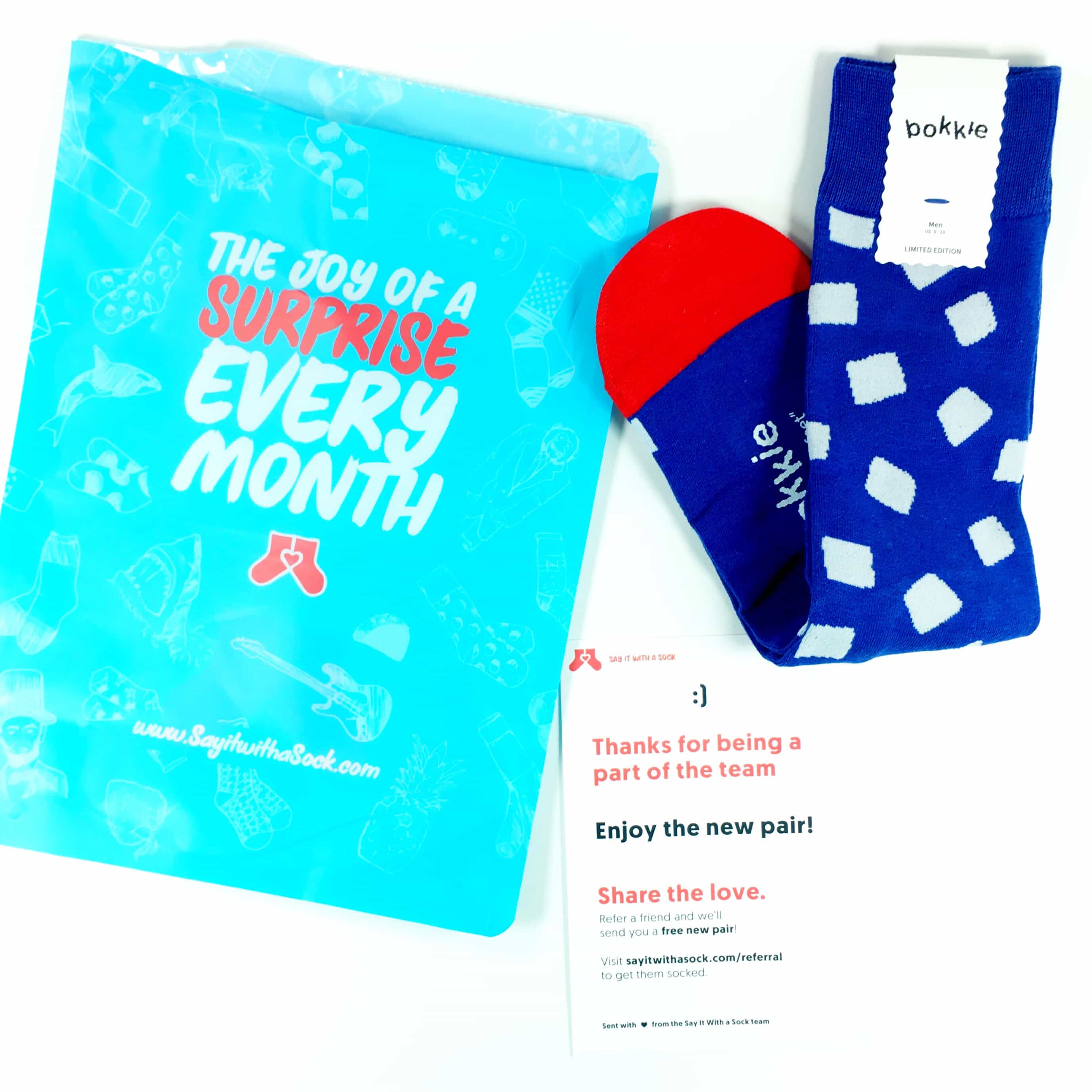 Say It With A Sock May 2017 Men’s Sockscription Box Review & Coupon