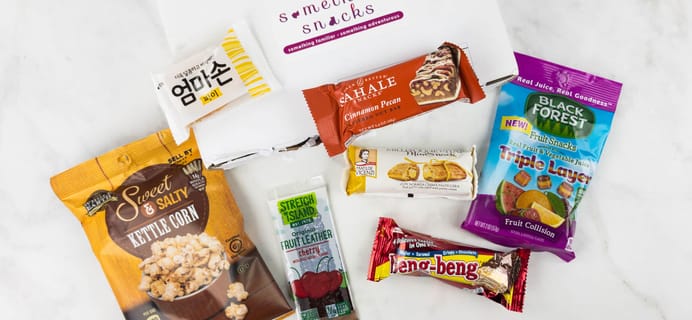 Something Snacks May 2017 Subscription Box Review