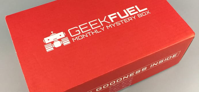 Geek Fuel May 2017 Subscription Box Review + Coupon!
