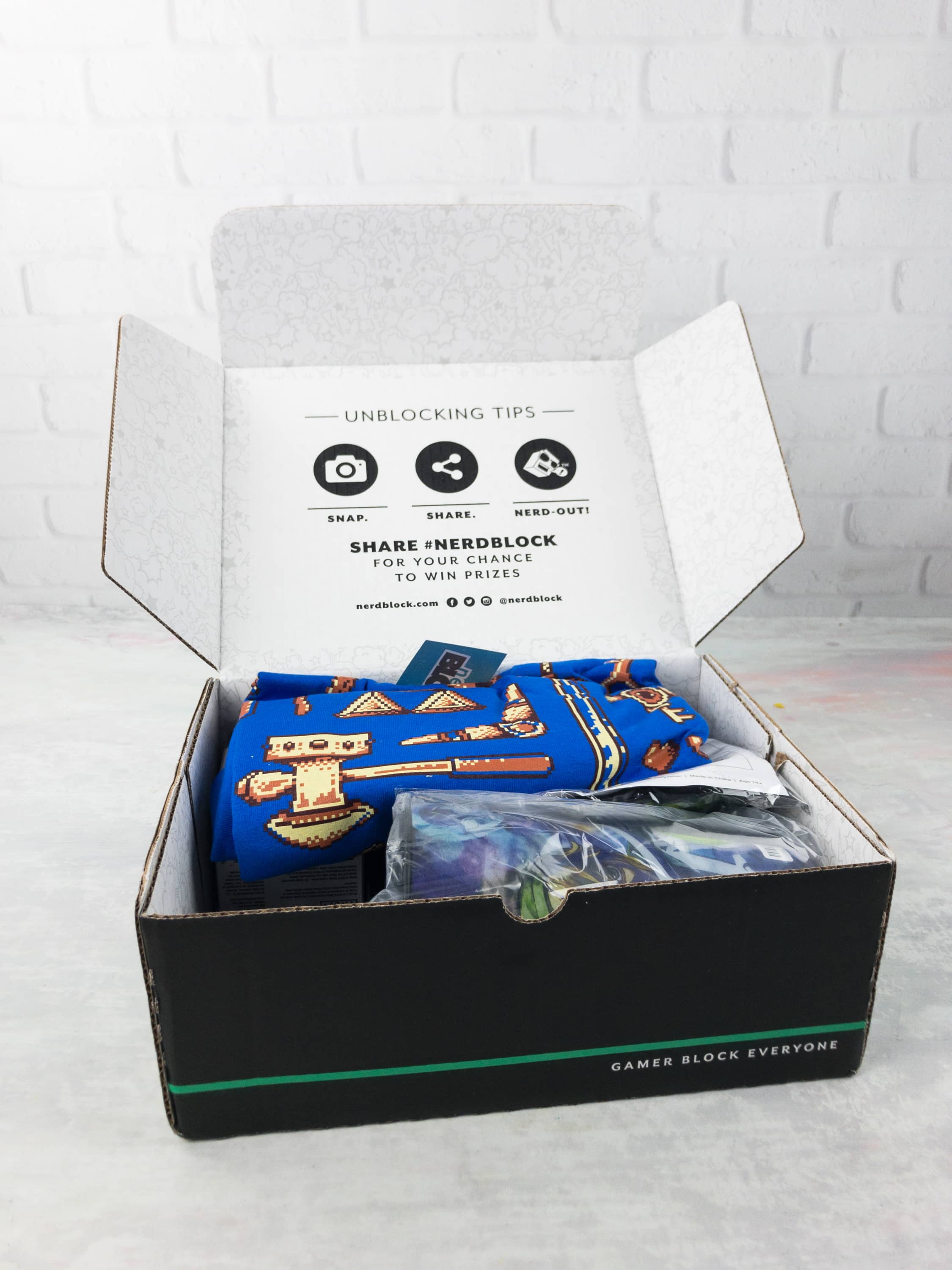 Gamer Block: E for Everyone April 2017 Subscription Box Review + Coupon