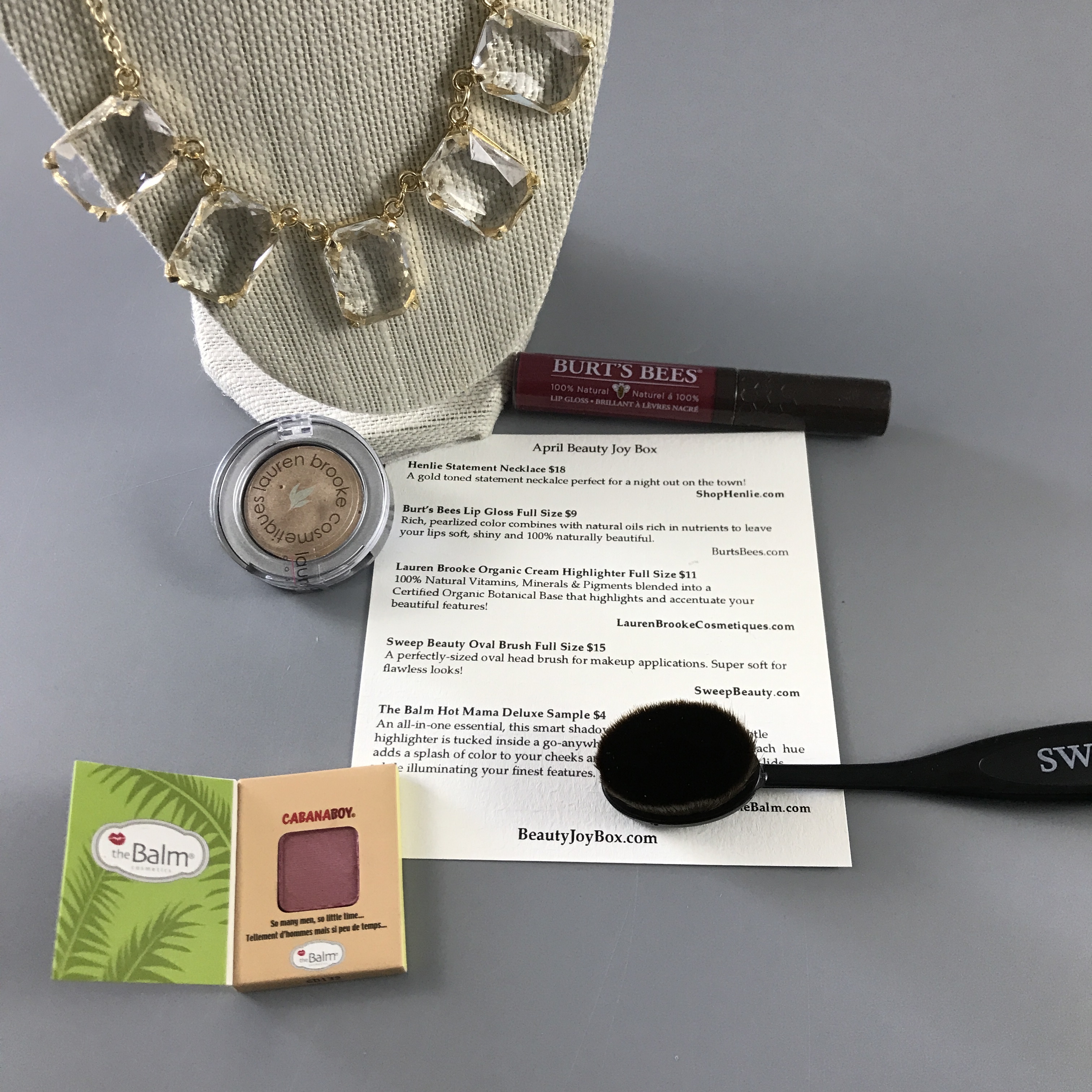 Beauty Joy Subscription Box April 2017 Review & Coupon