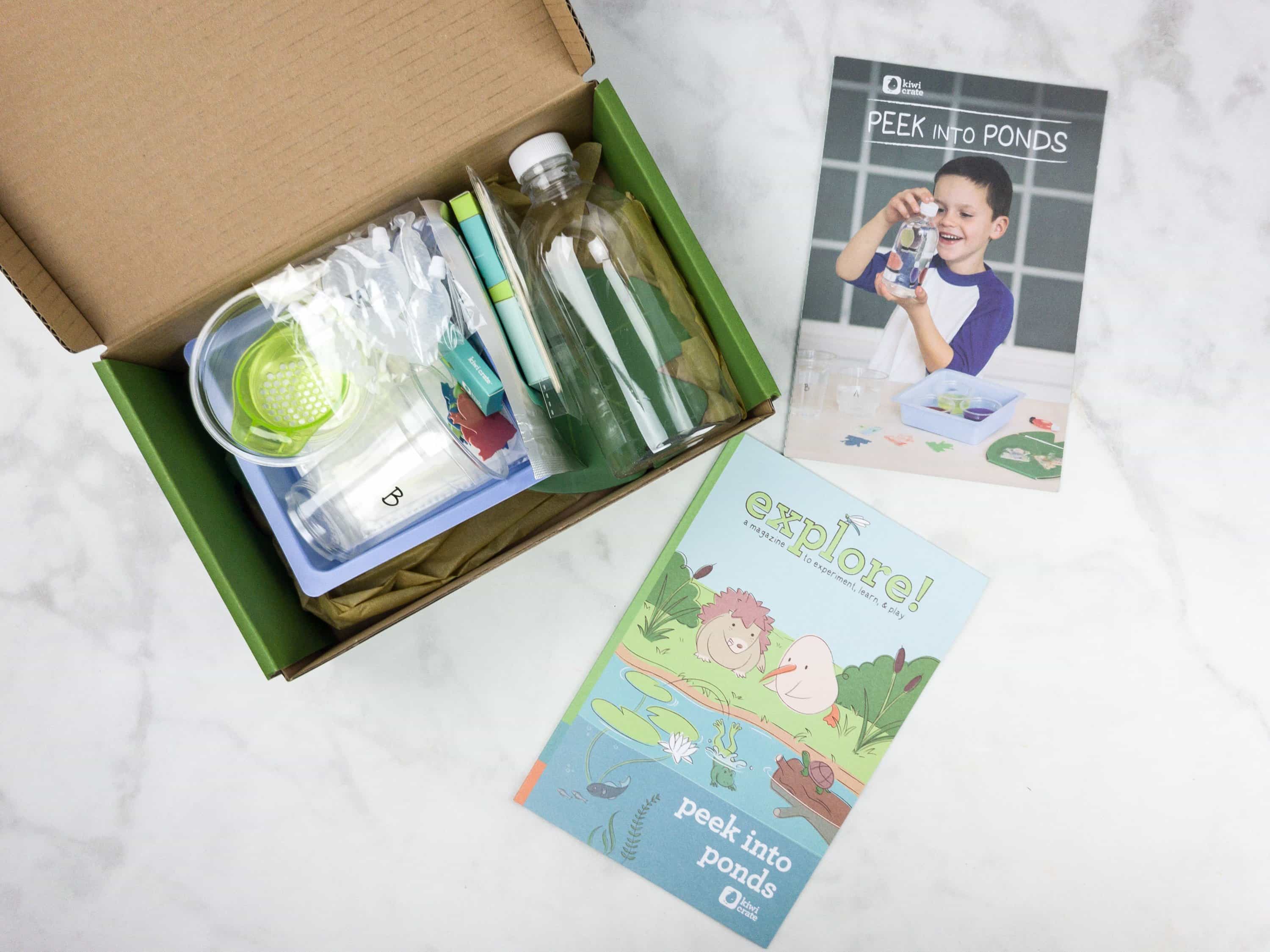 Kiwi Crate   Review & Coupon – PEEK INTO PONDS!