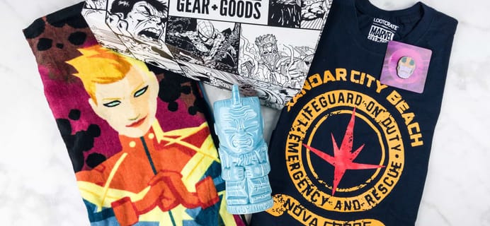 Marvel Gear + Goods May 2017 Subscription Box Review + Coupon!
