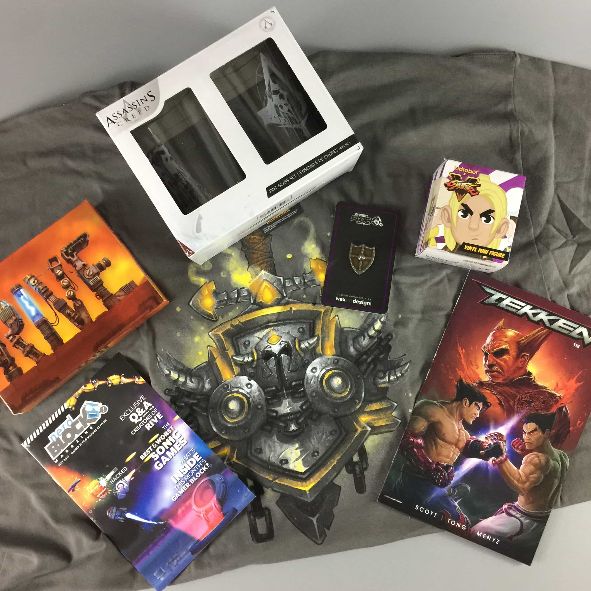 Gamer Block: M for Mature May 2017 Subscription Box Review + Coupon