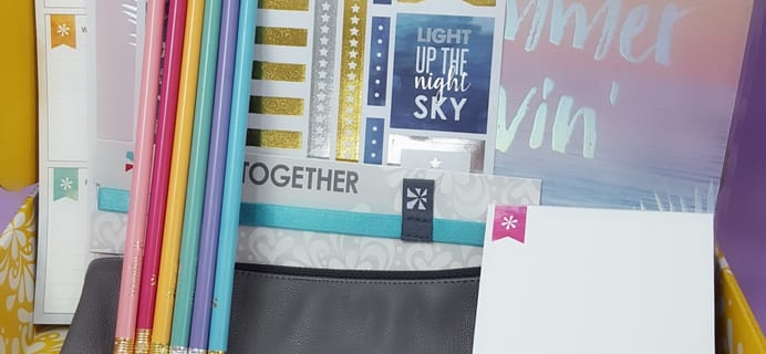 Erin Condren Seasonal Surprise Box Summer 2017 Box Review
