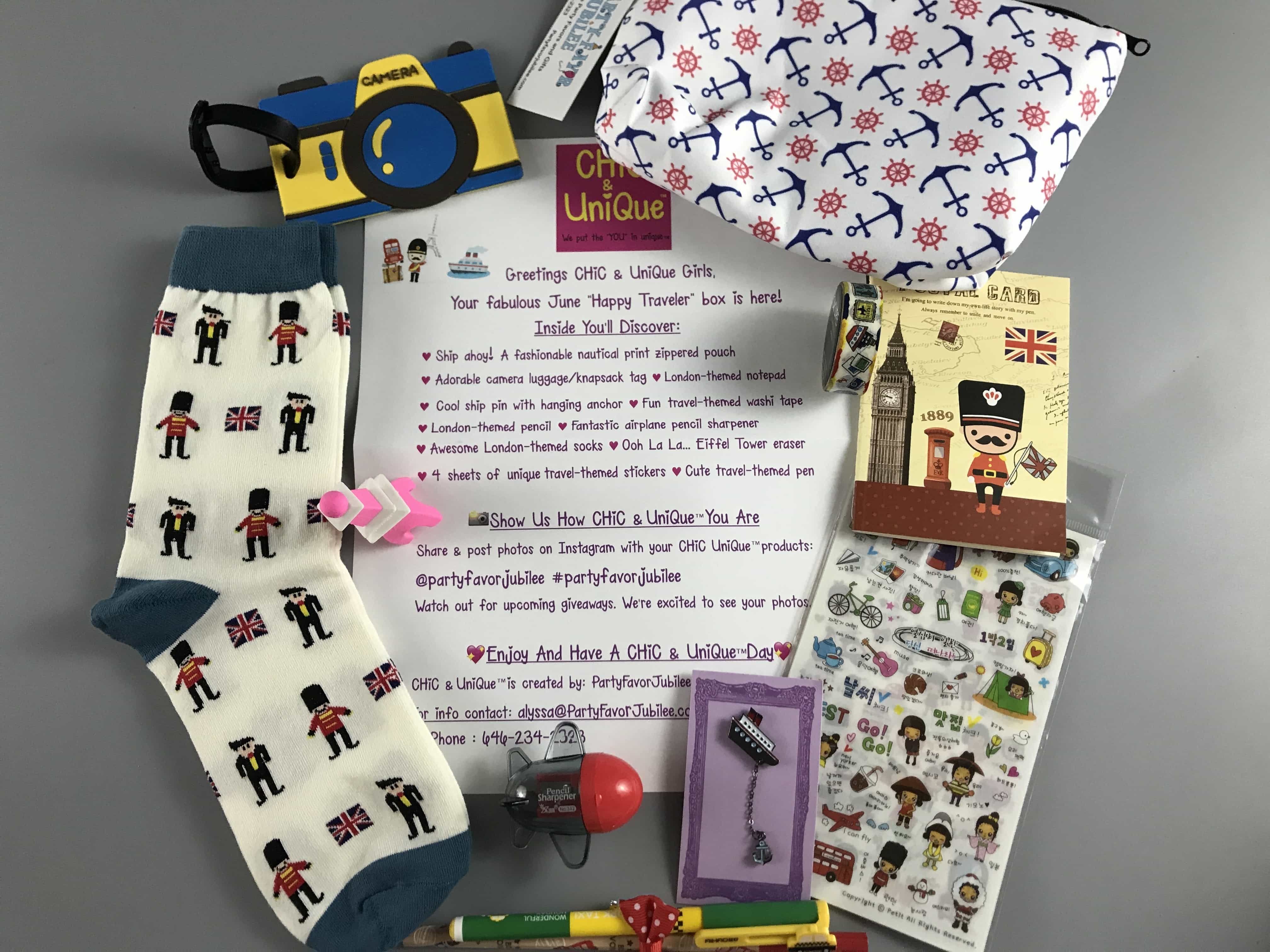Chic & Unique June 2017 Subscription Box Review