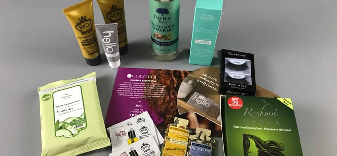 COCOTIQUE July 2017 Subscription Box Review + Coupon