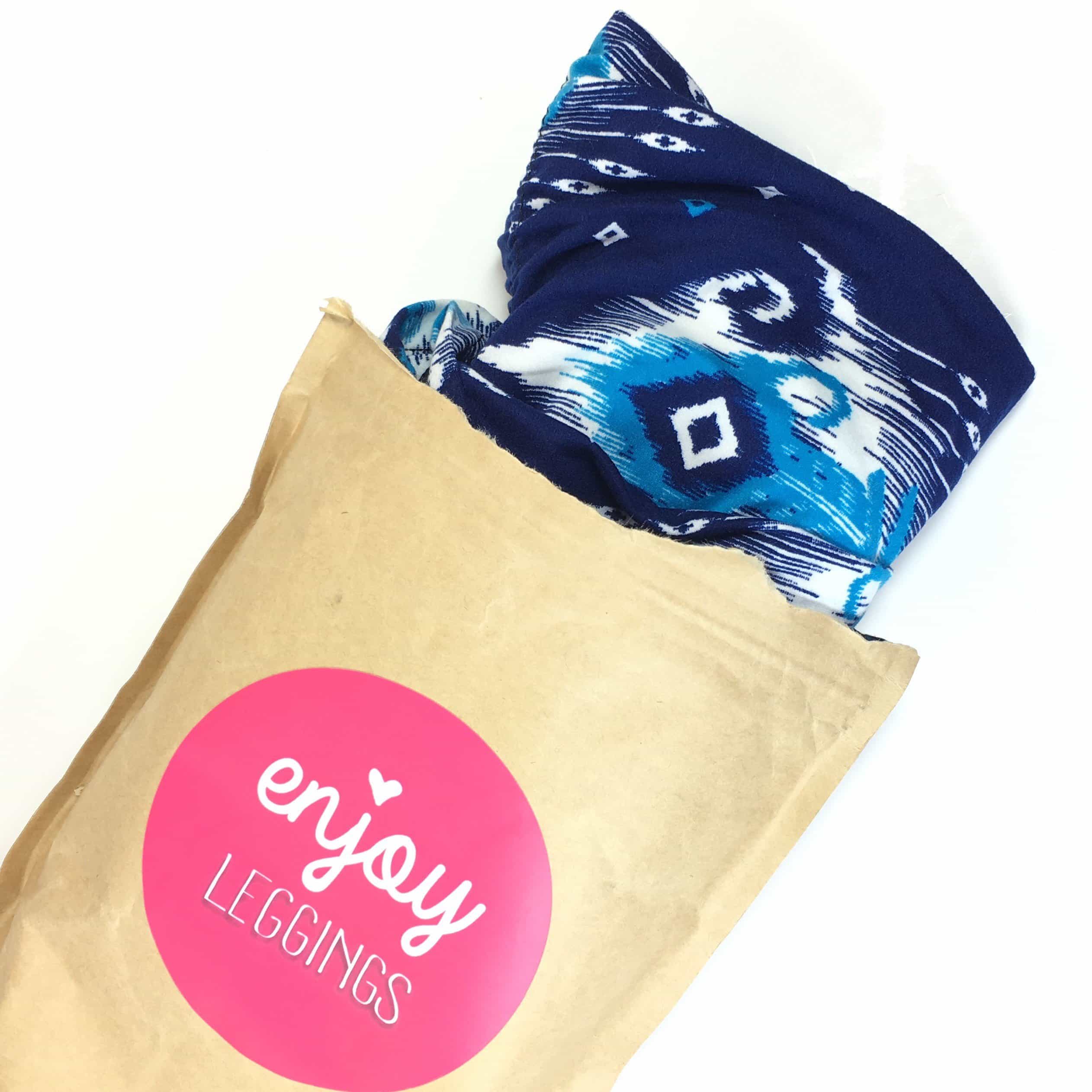 Enjoy Leggings July 2017 Subscription Box Review + 25% Off Coupon