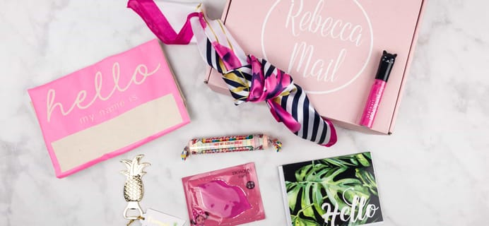 Rebecca Mail July 2017 Subscription Box Review
