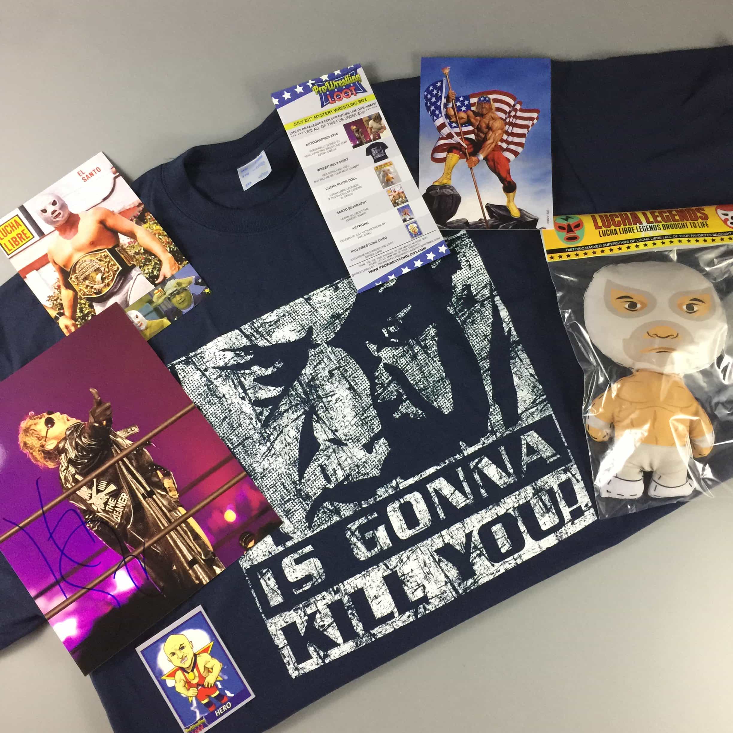 Pro Wrestling Loot July 2017 Subscription Box Review + Coupon