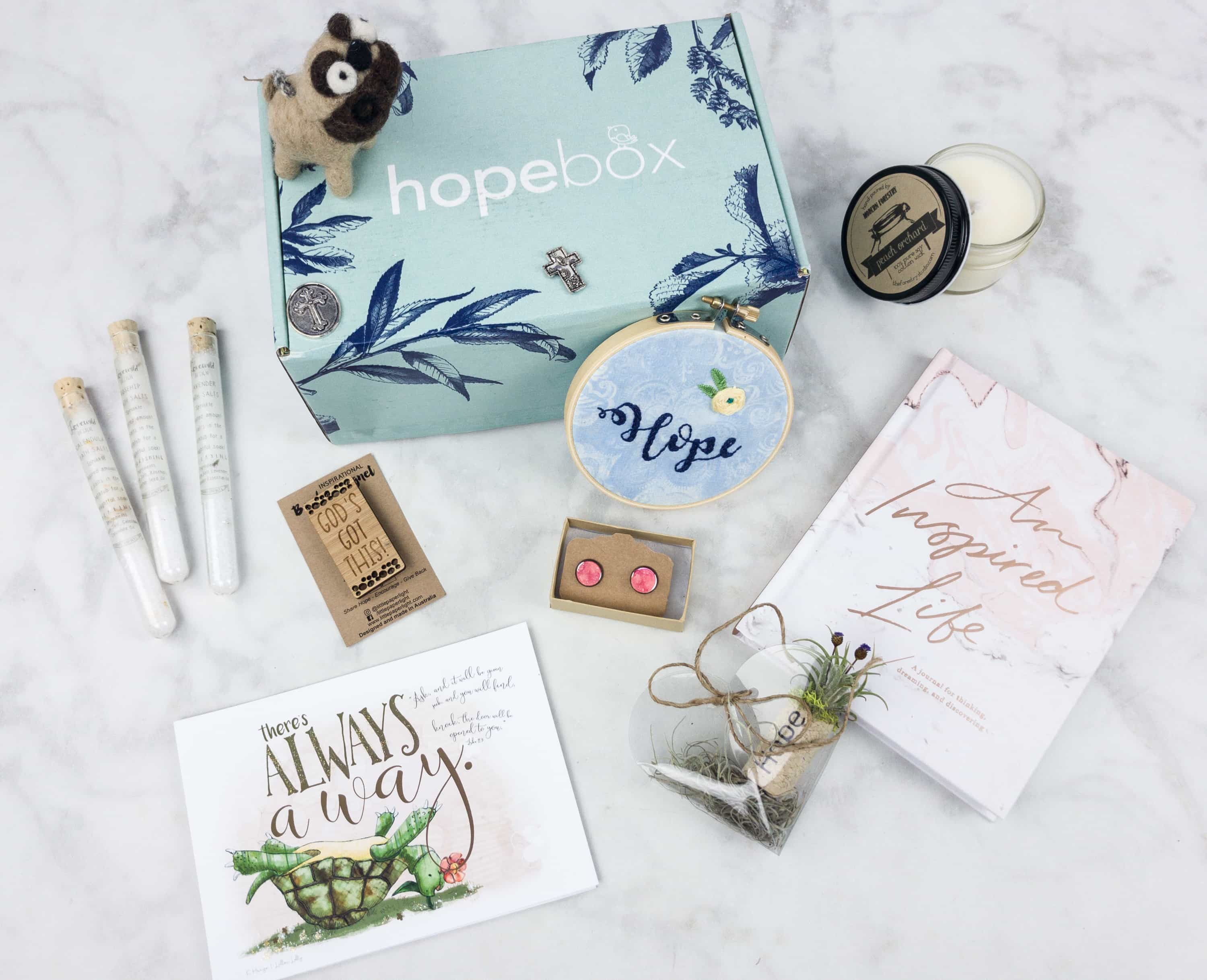 Hopebox June 2017 Subscription Box Review