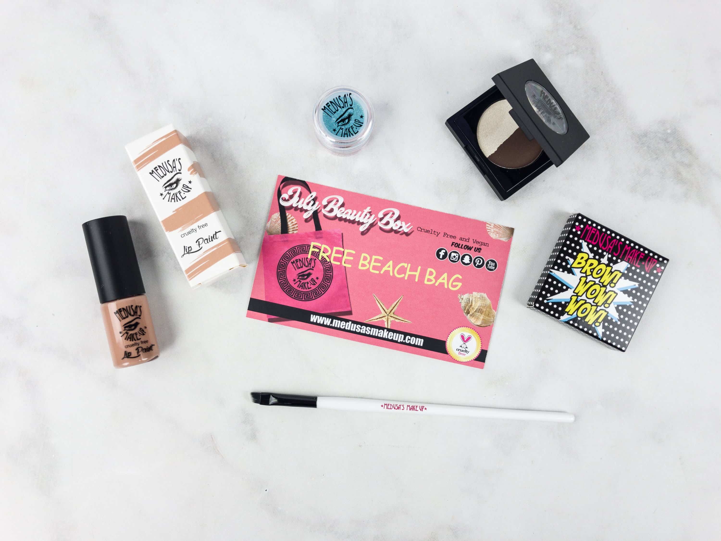 Medusa’s Make-Up Beauty Box Subscription Box Review – July 2017