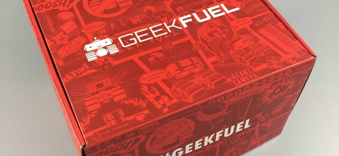 Geek Fuel August 2017 Subscription Box Review + Coupon!