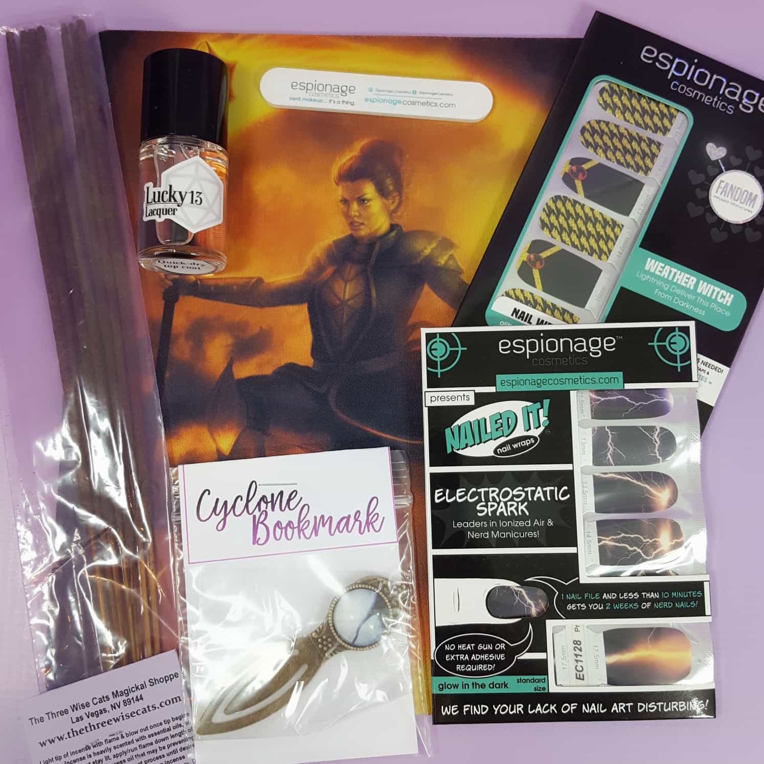 August 2017 BOOM!Box by Espionage Cosmetics Subscription Box Review + Coupon
