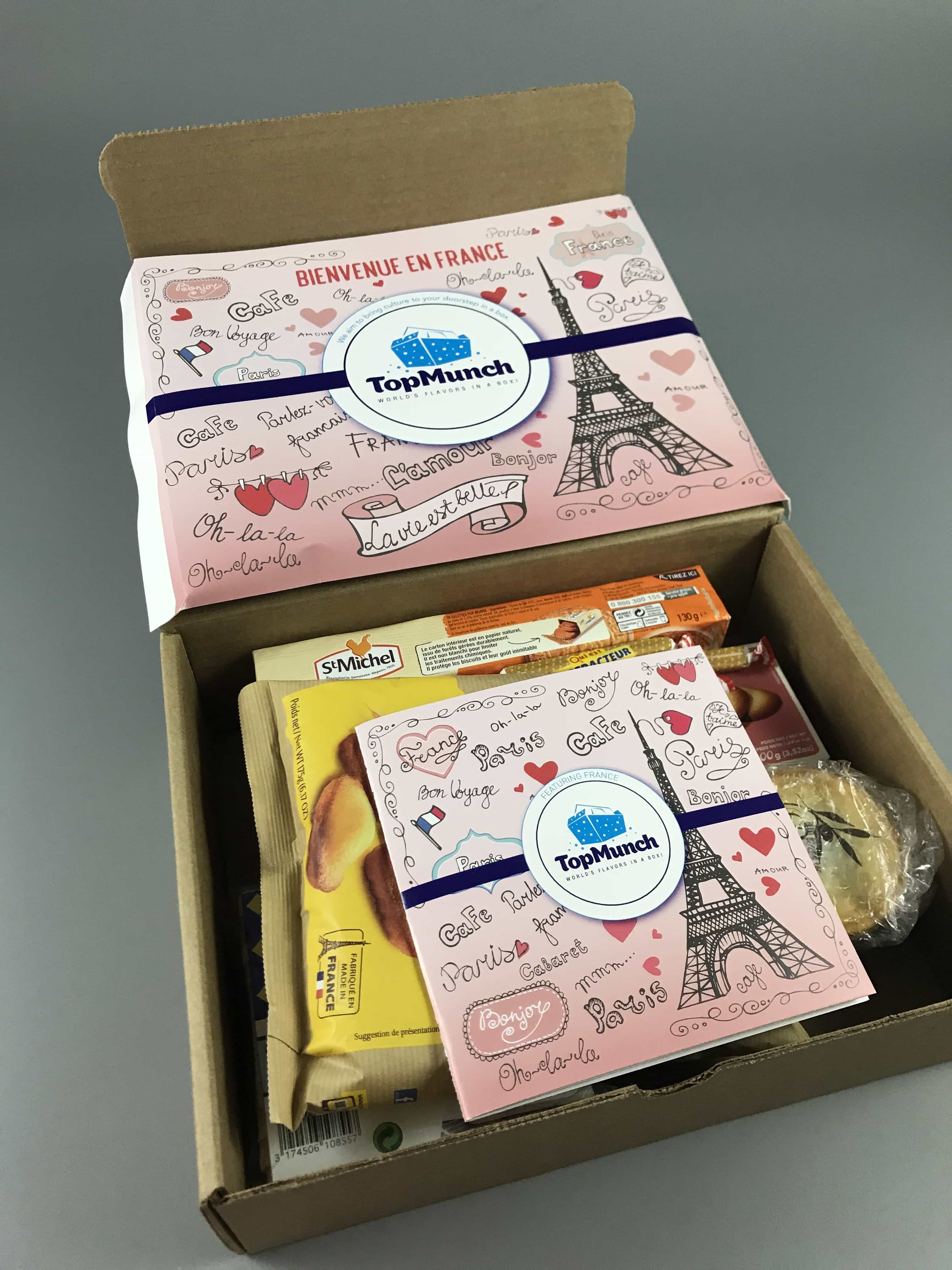 TopMunch August 2017 Subscription Box Review + Coupon – France