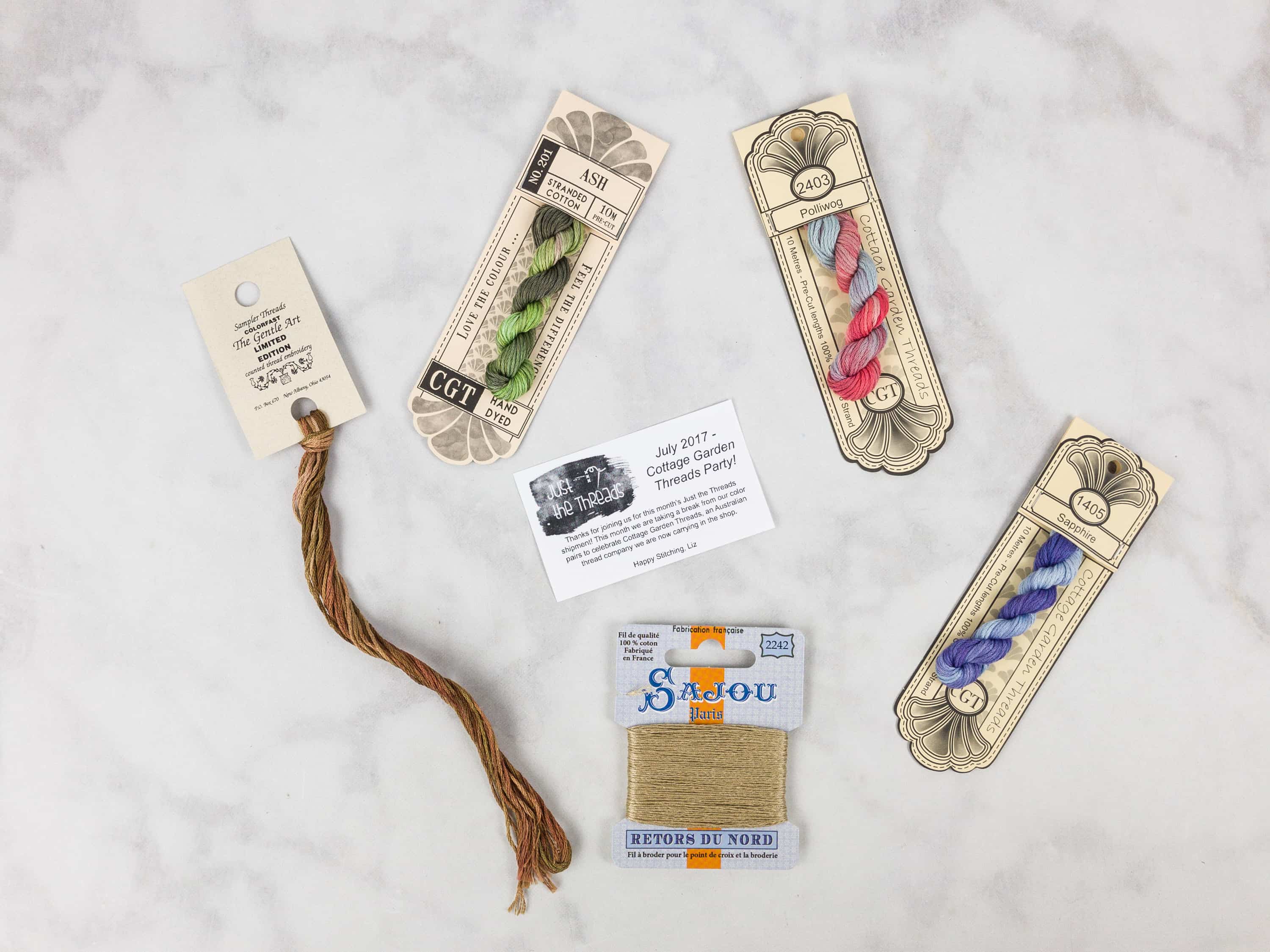 Just the Threads July 2017 Subscription Box Review