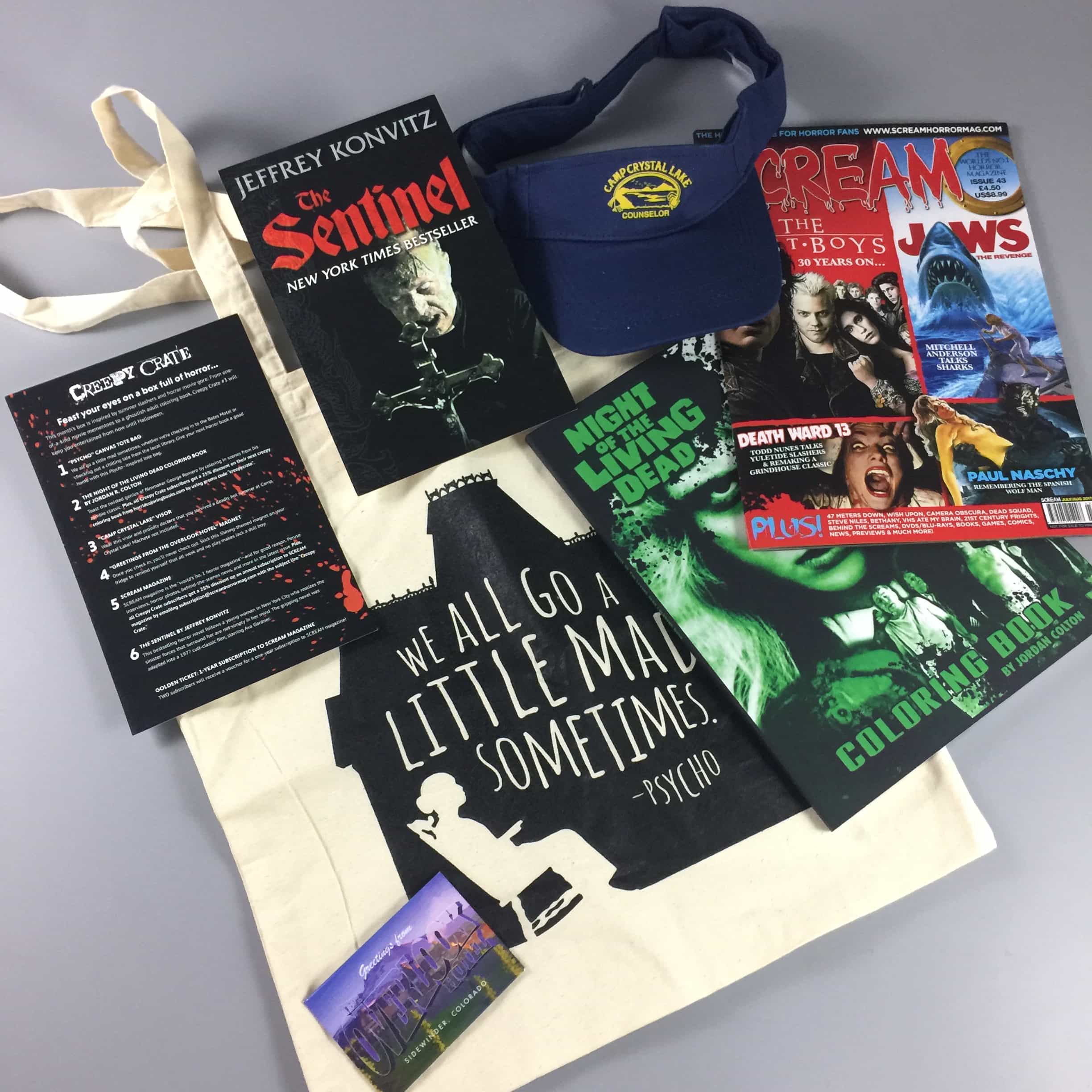 Creepy Crate August 2017 Subscription Box Review + Coupon