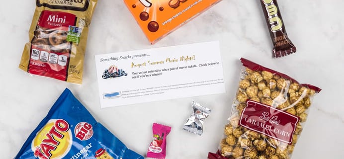 Something Snacks August 2017 Subscription Box Review