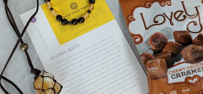 Yogi Surprise Jewelry Box Subscription Review – August 2017