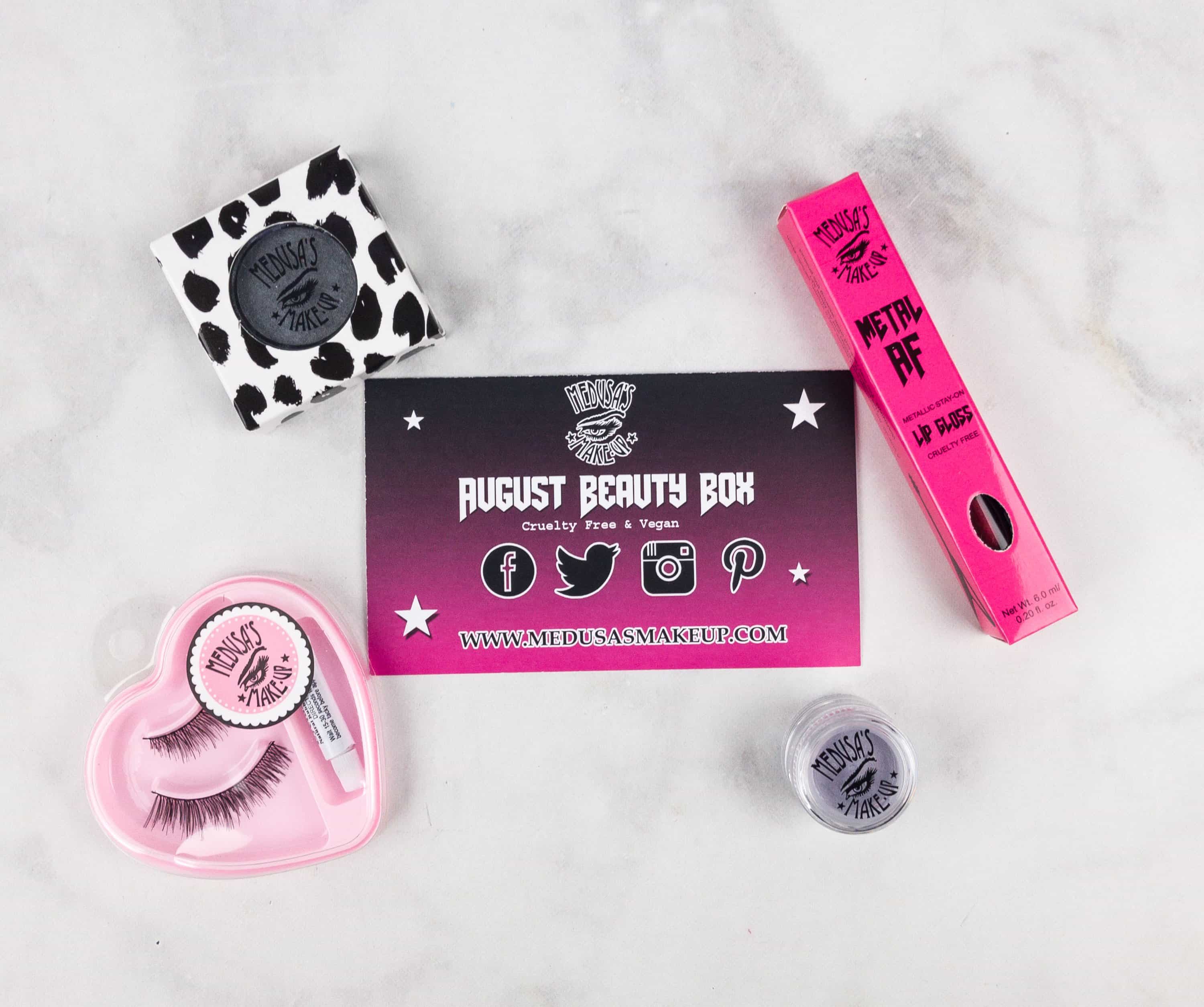 Medusa’s Make-Up Beauty Box Subscription Box Review – August 2017
