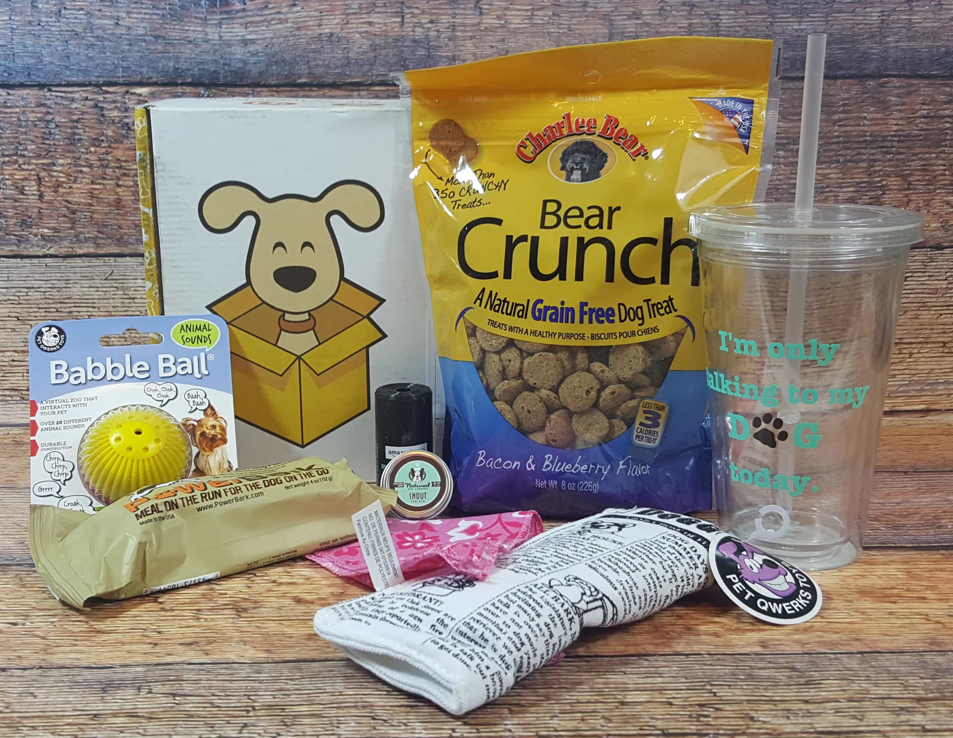 Wigglebutt Box Dog Subscription Box Review – August 2017