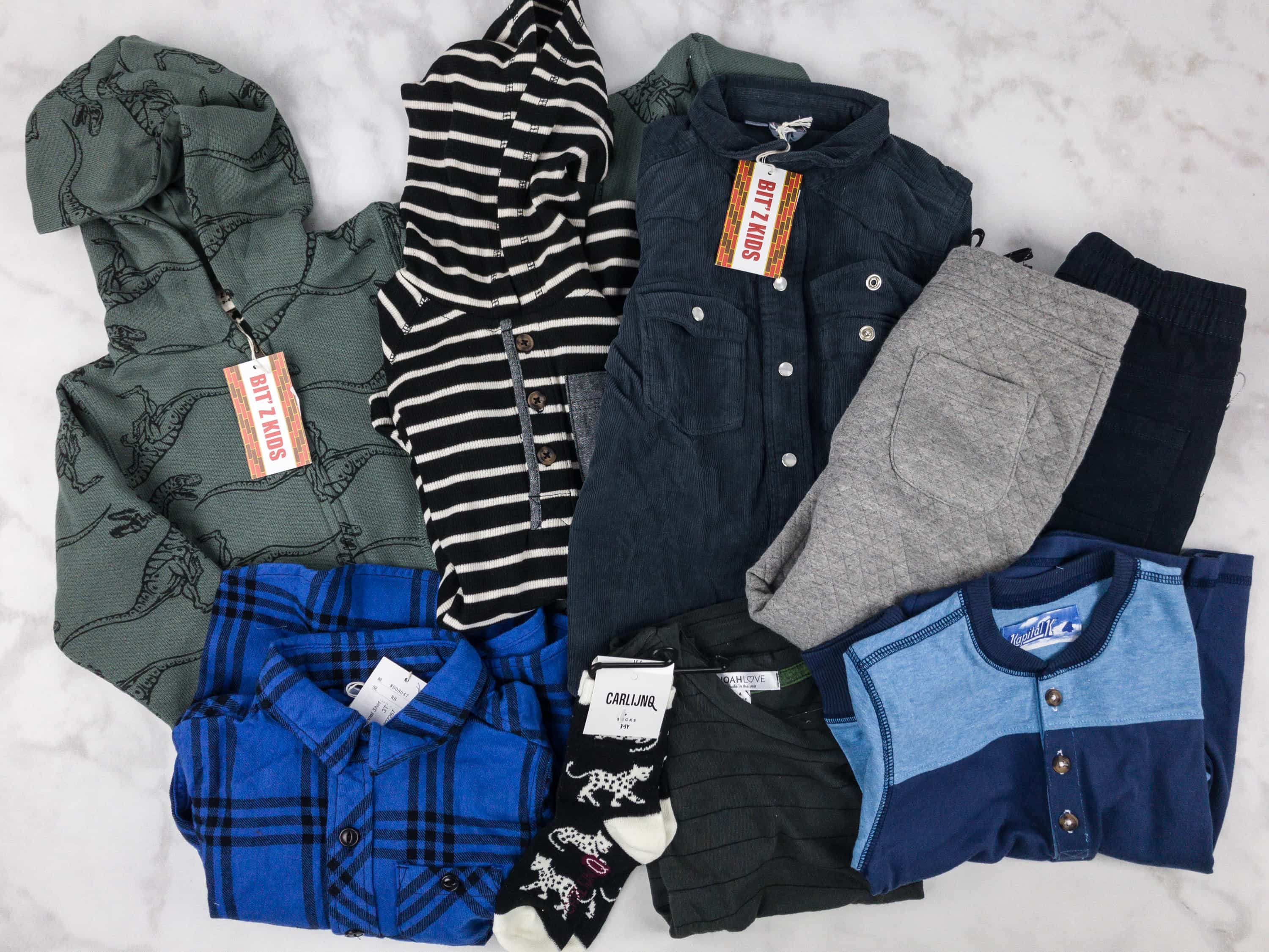 Mac & Mia Kids’ Personal Styling Box Fall 2017 Review  – Boys