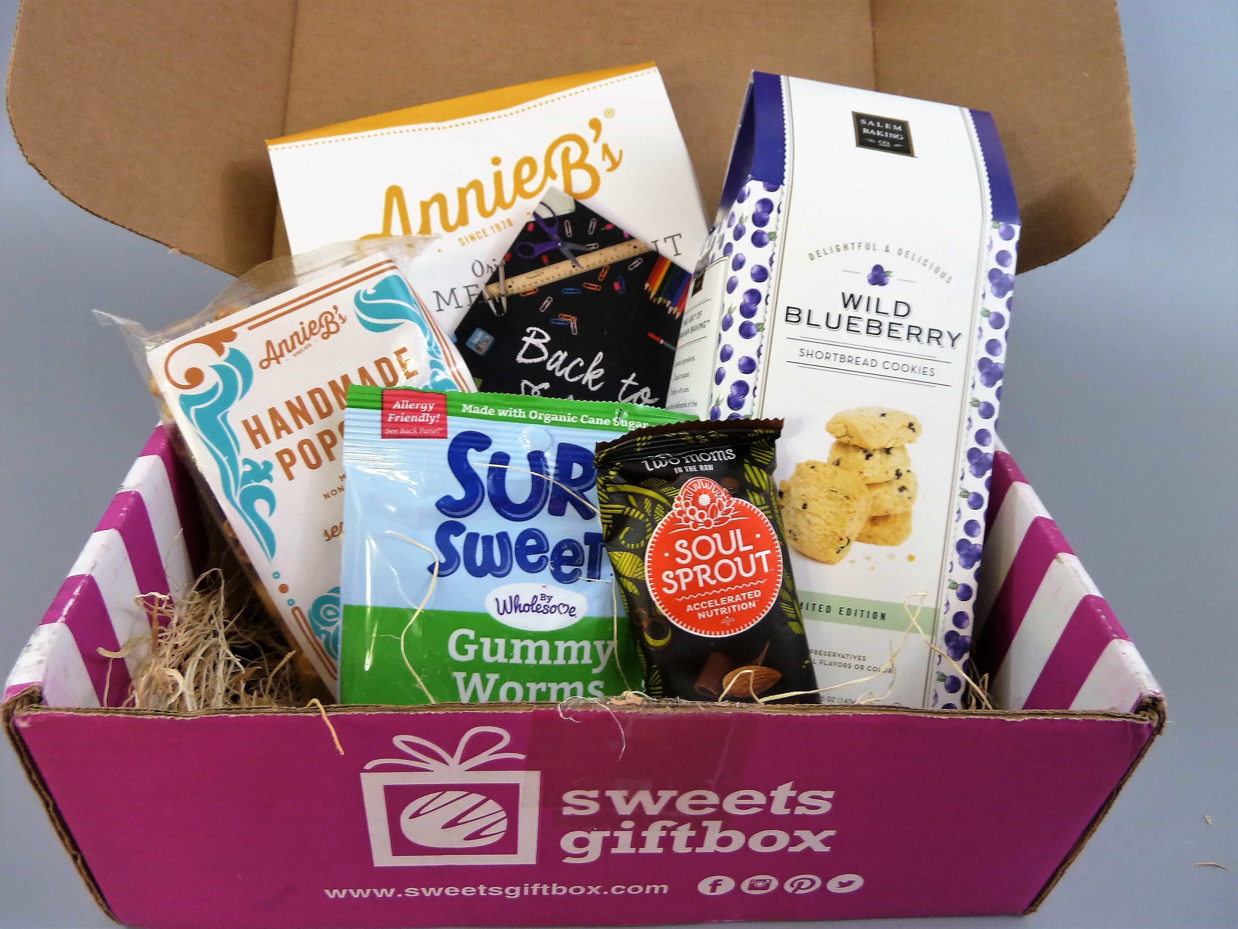 Sweets Gift Box September 2017 Subscription Box Review + 50% Off Coupon!