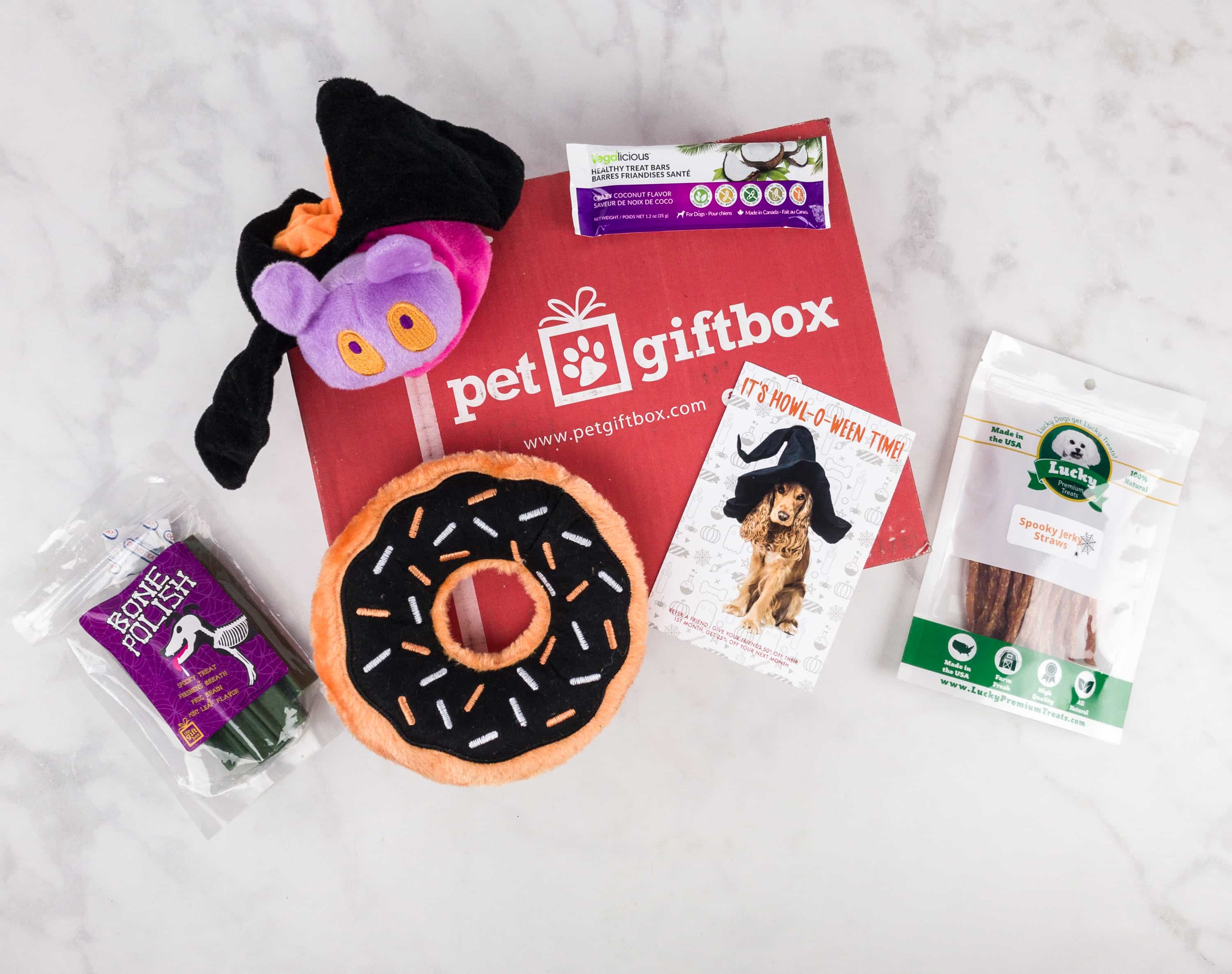 PetGiftBox October 2017 Subscription Box Review + 50% Off Coupon