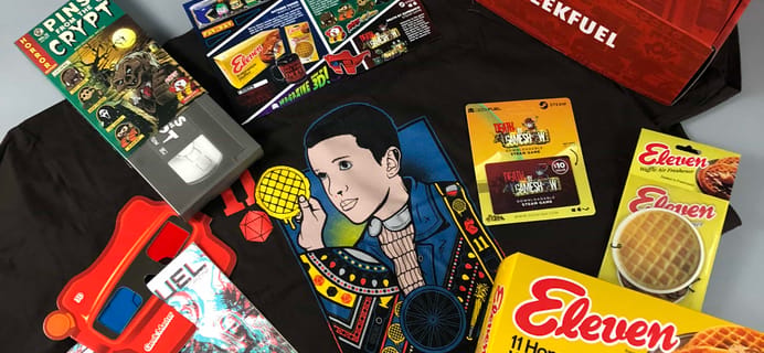 Geek Fuel October 2017 Subscription Box Review + Coupon!