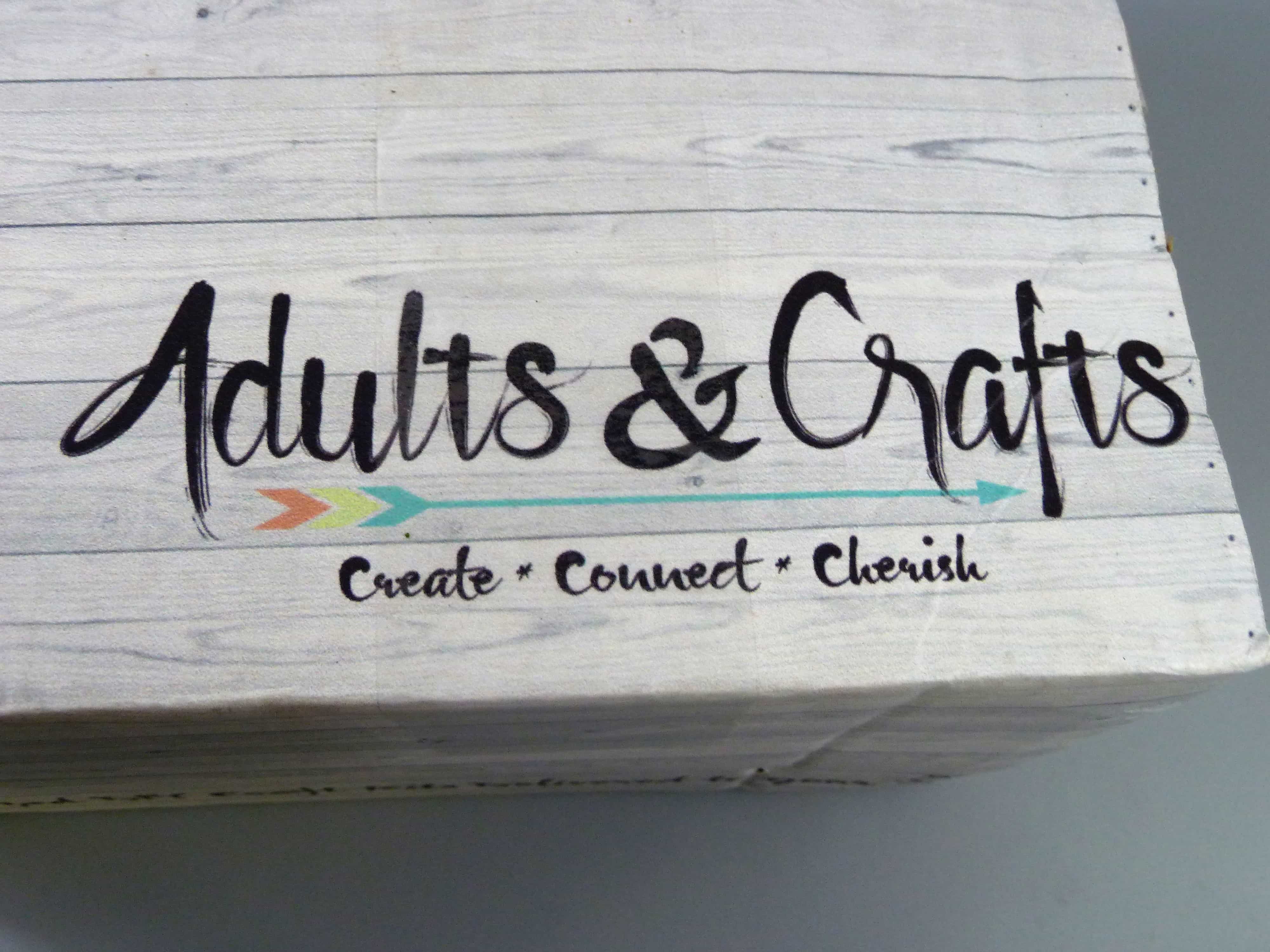 Adults & Crafts December 2017 Subscription Box Review + Coupon!