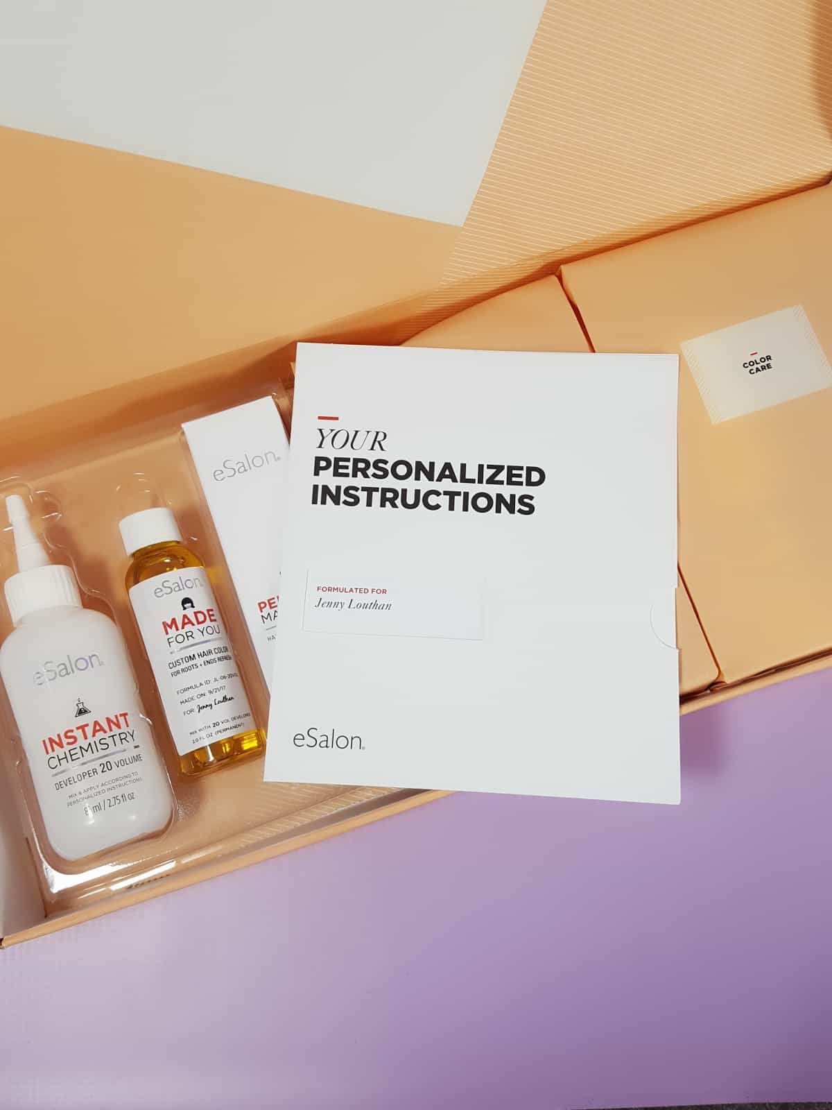 October 2017 eSalon Custom Hair Color Subscription Review + Coupon