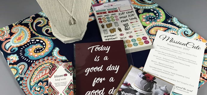 Mission Cute September 2017 Subscription Box Review