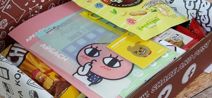 August 2017 Snack Fever Subscription Box Review + Coupon – Deluxe Box!