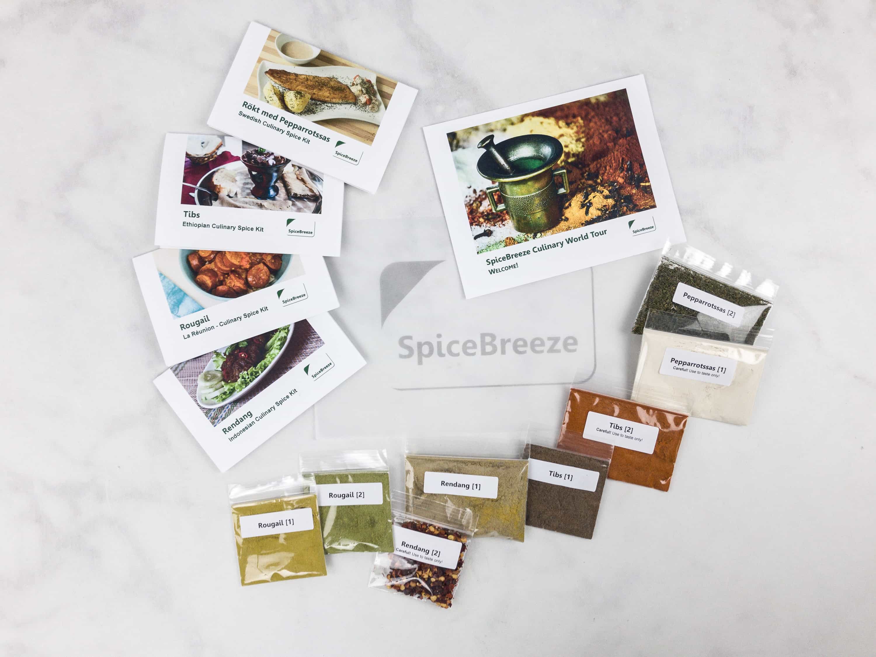 SpiceBreeze Subscription Box Review + Coupon – September 2017