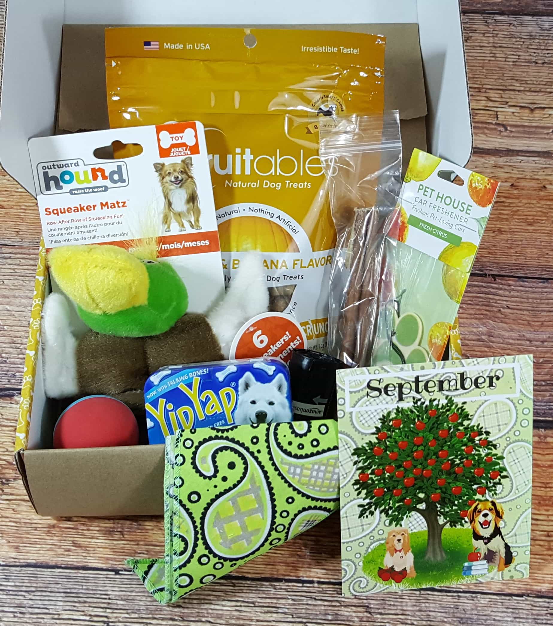 Wigglebutt Box Dog Subscription Box Review – September 2017
