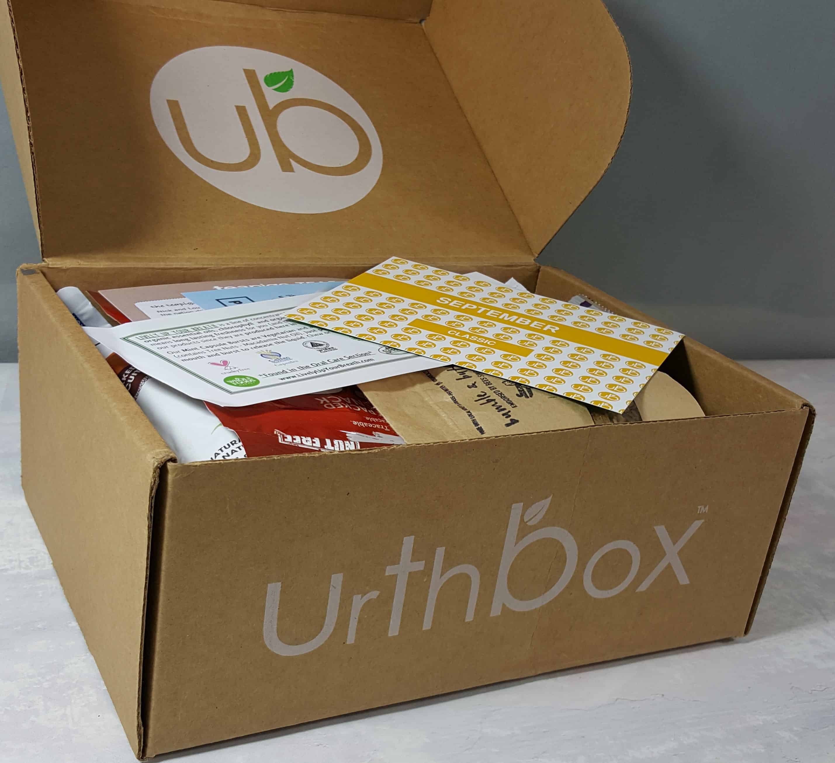 Urthbox Subscription Box Review + Coupon – September 2017