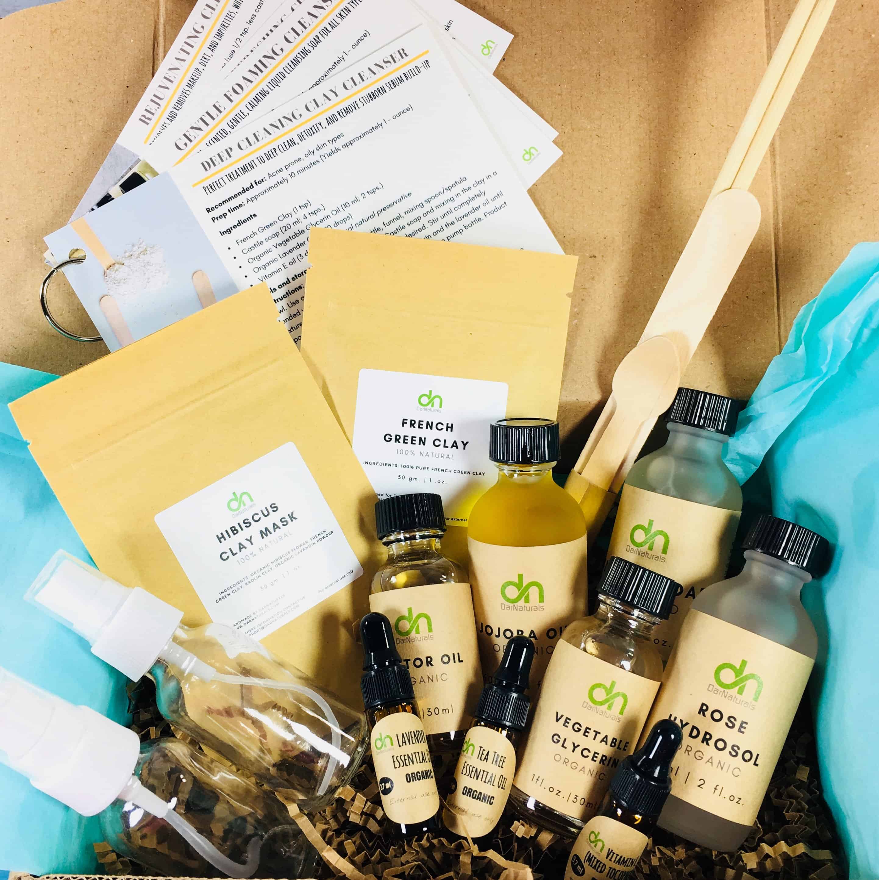 DIY Organic Beauty Rx by DarNaturals November 2017 Subscription Box Review + Coupon