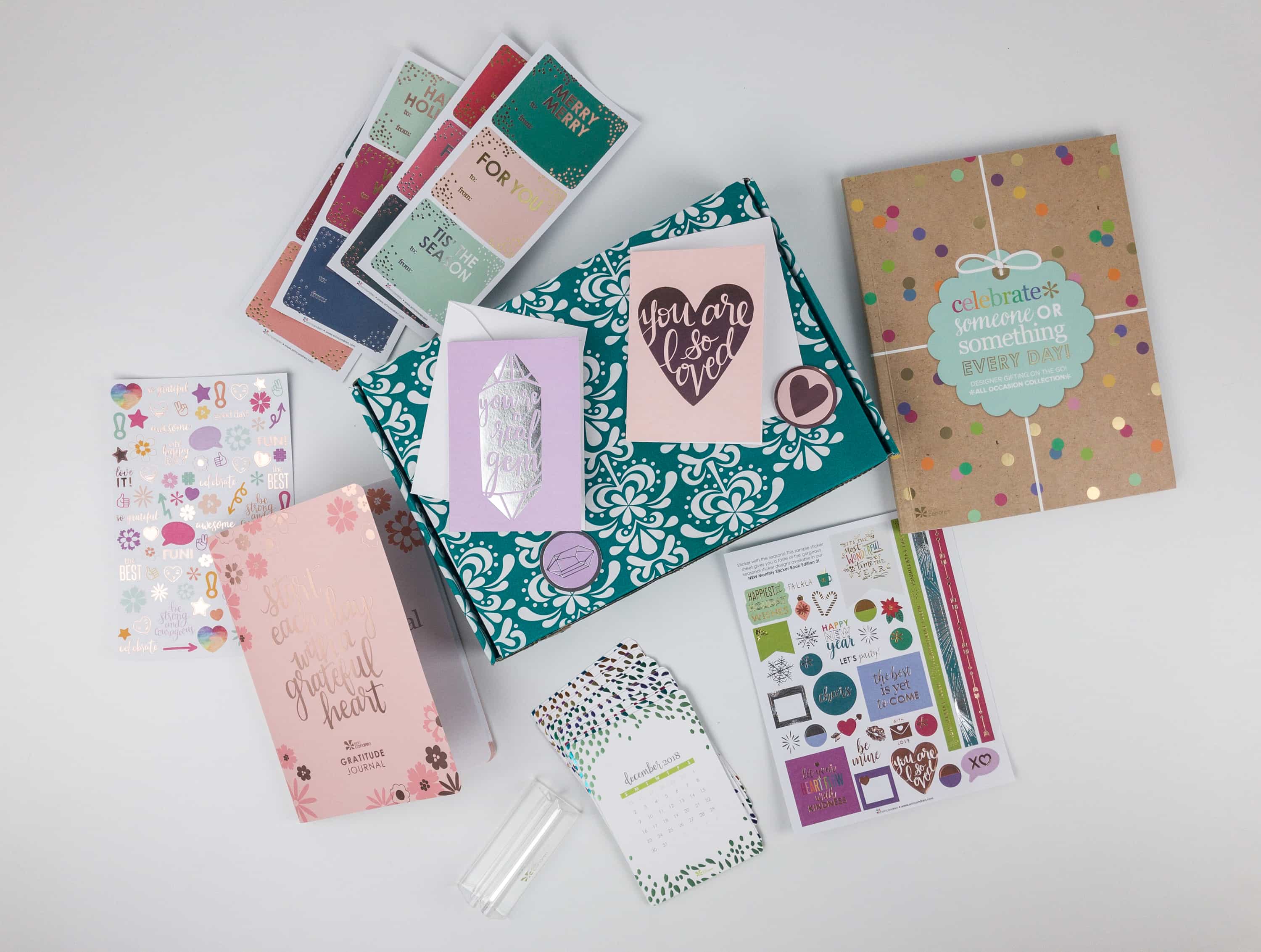 Erin Condren Seasonal Surprise Box Winter 2017 Box Review