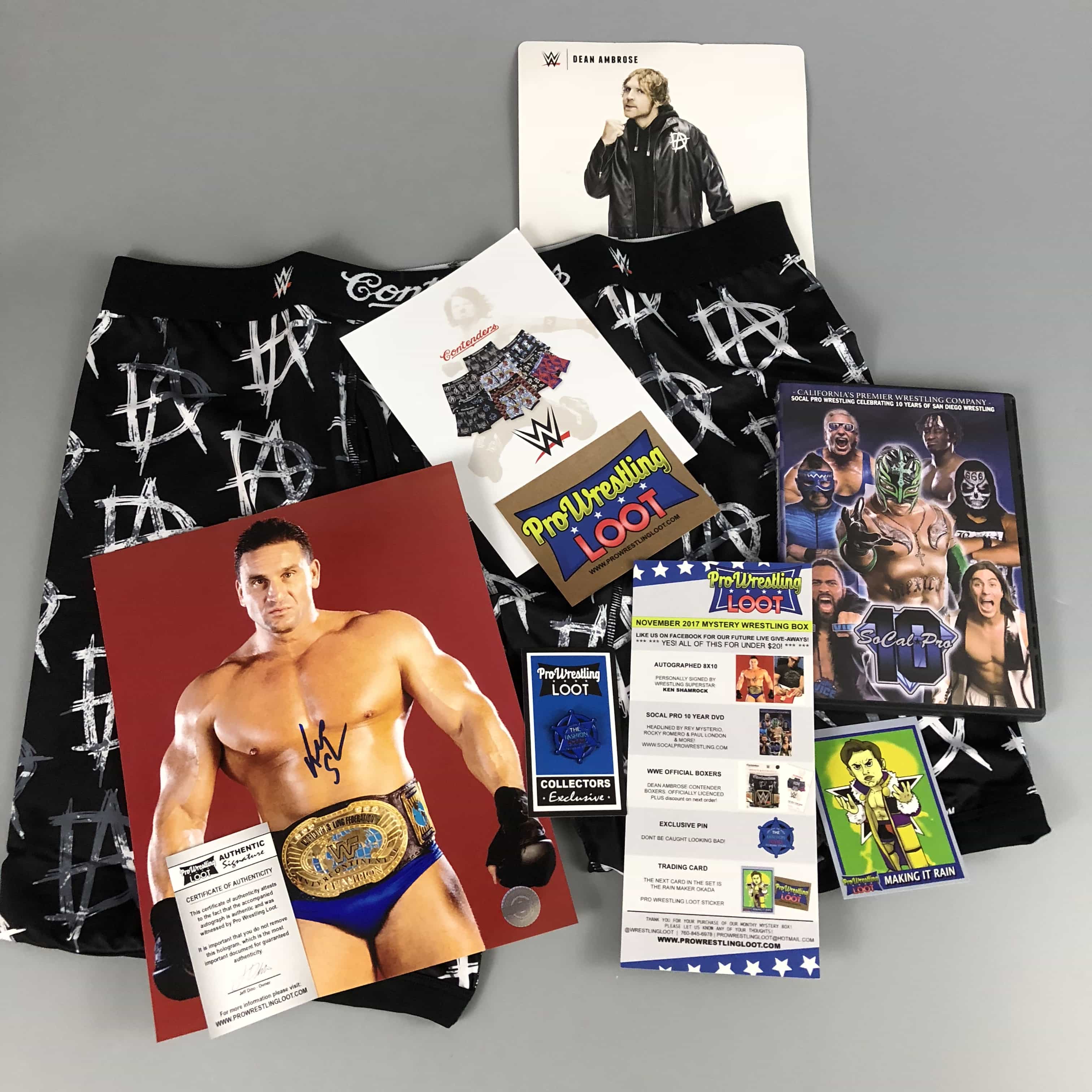 Pro Wrestling Loot November 2017 Subscription Box Review + Coupon