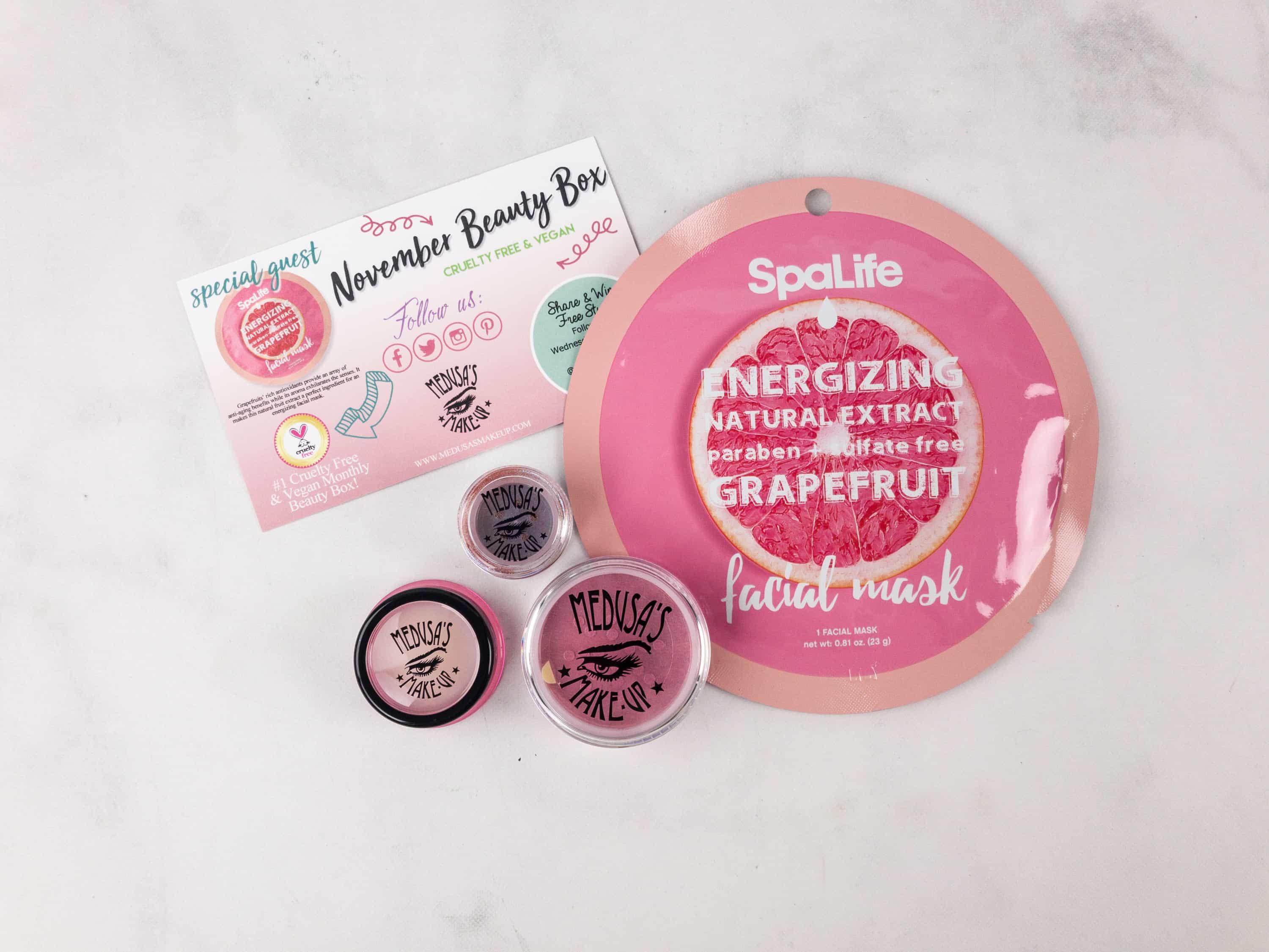 Medusa’s Make-Up Beauty Box Subscription Box Review – November 2017