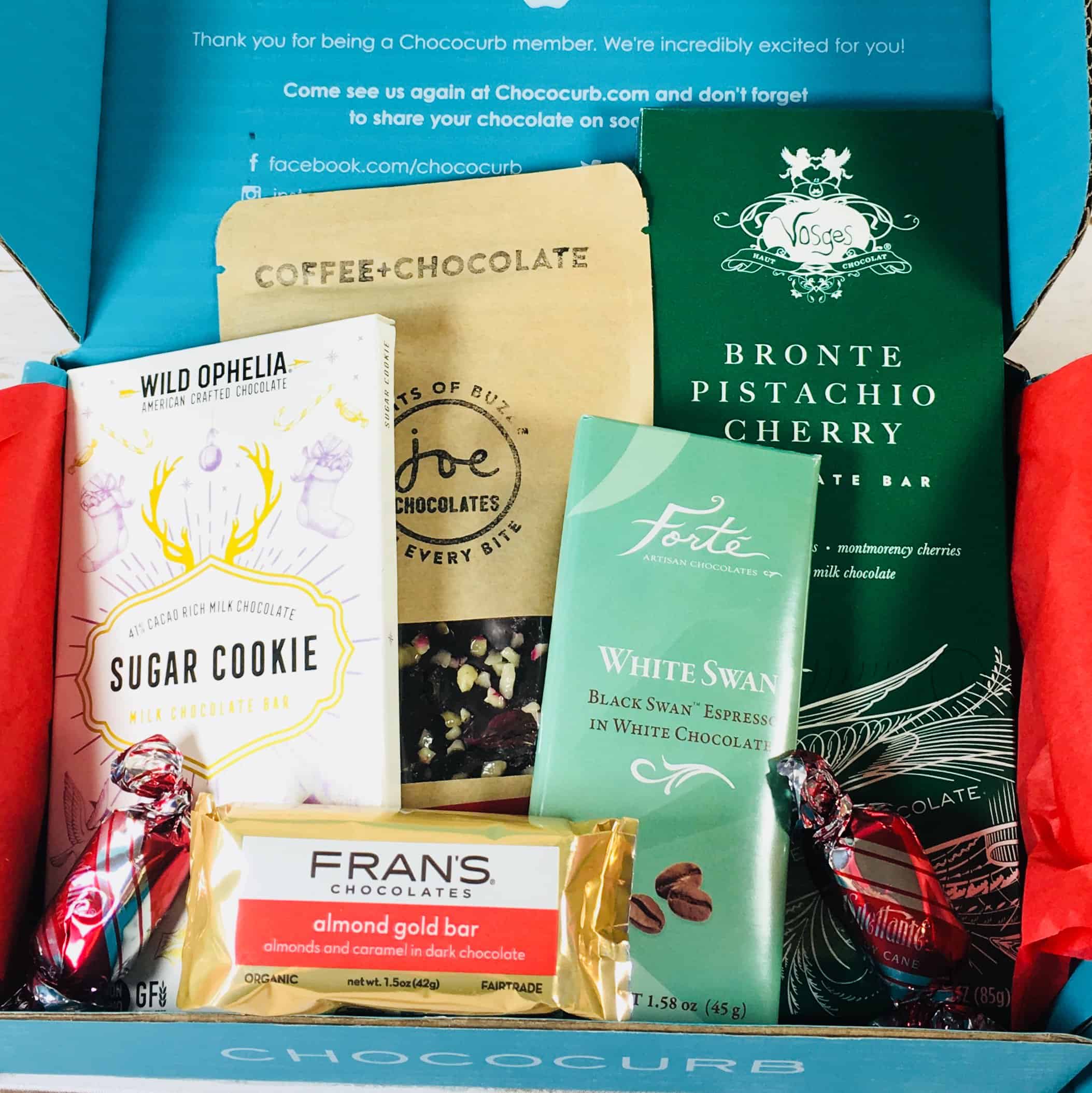 Chococurb Classic December 2017 Subscription Box Review