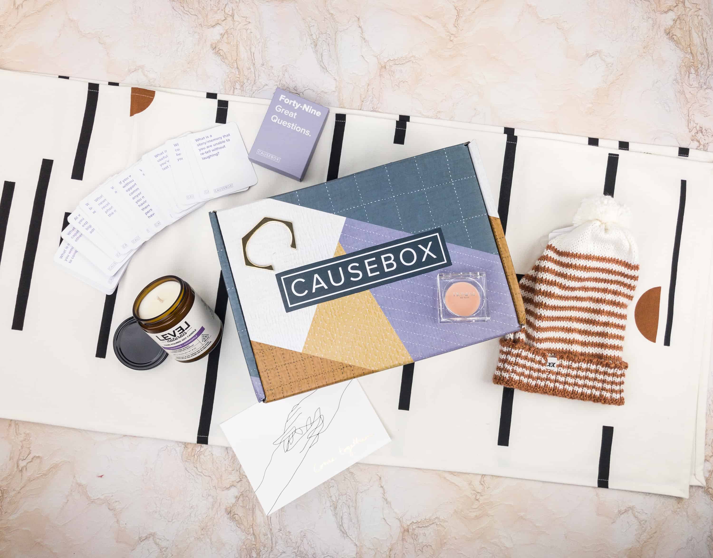 CAUSEBOX Winter 2017 Subscription Box Review + Coupon