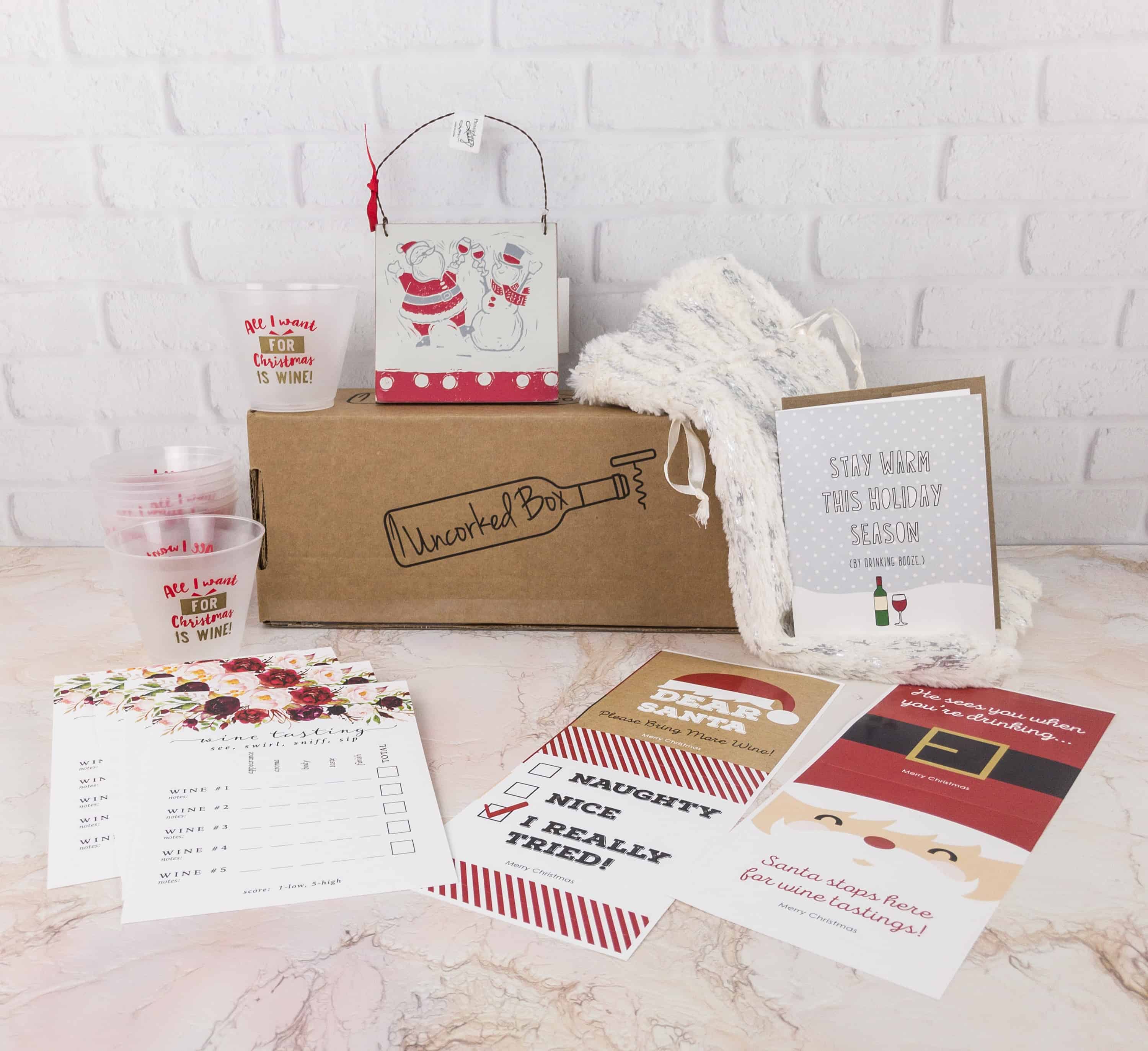Uncorked Box December 2017 Subscription Box Review