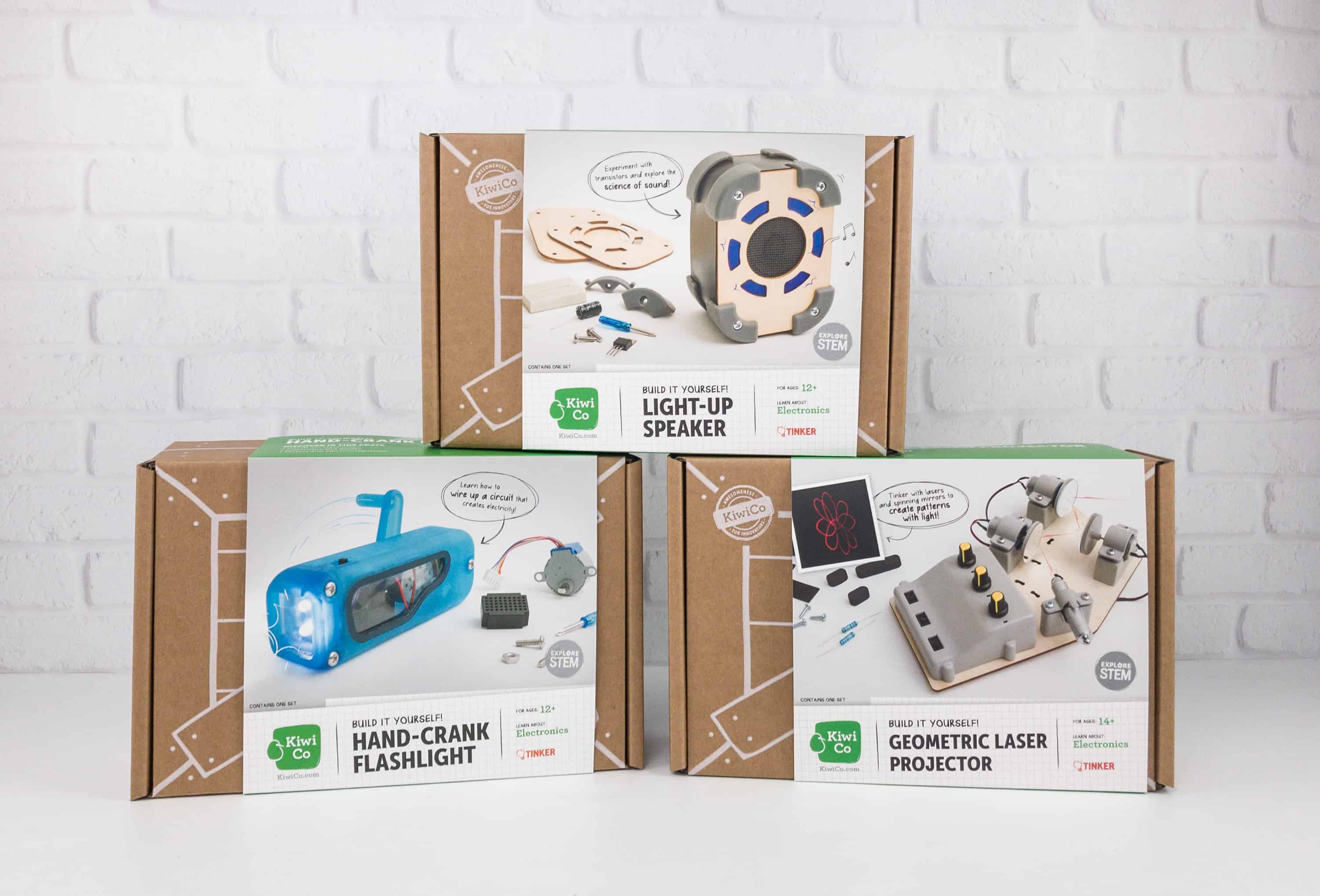 Tinker Crate Electronics Pack Review - Laser Projector - Hello