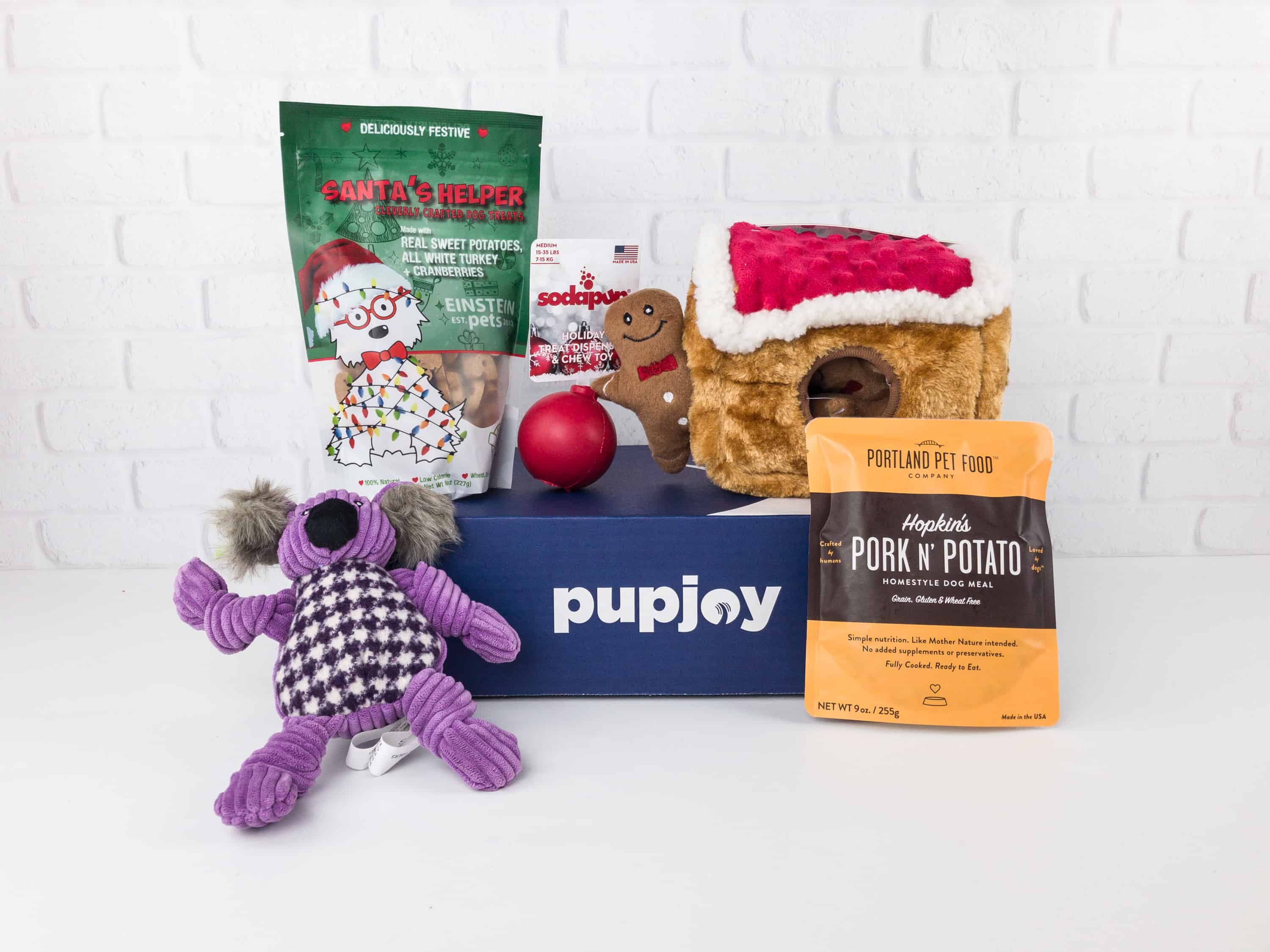 PupJoy December 2017 Subscription Box Review + Coupon
