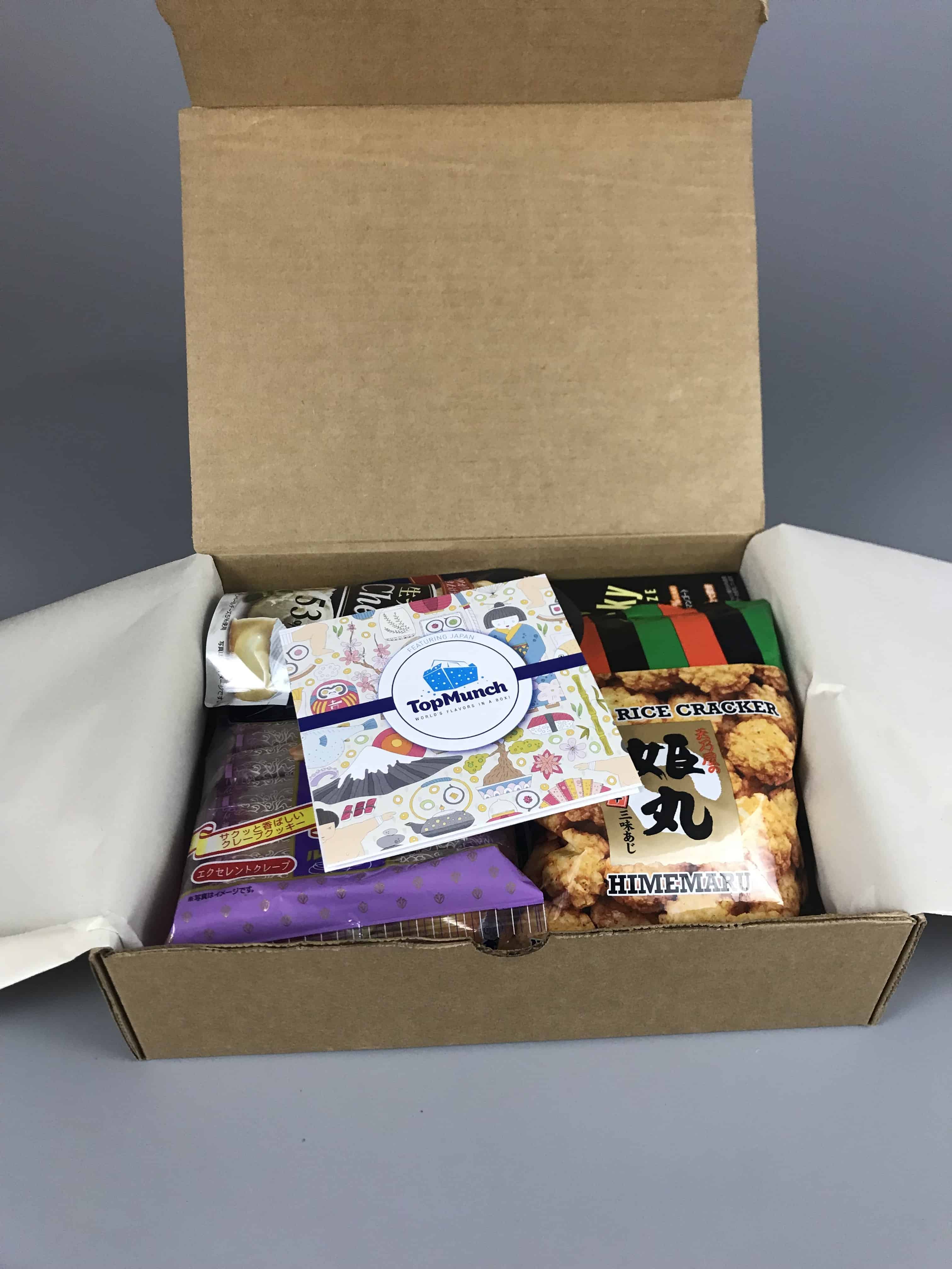 TopMunch November 2017 Subscription Box Review + Coupon – Japan