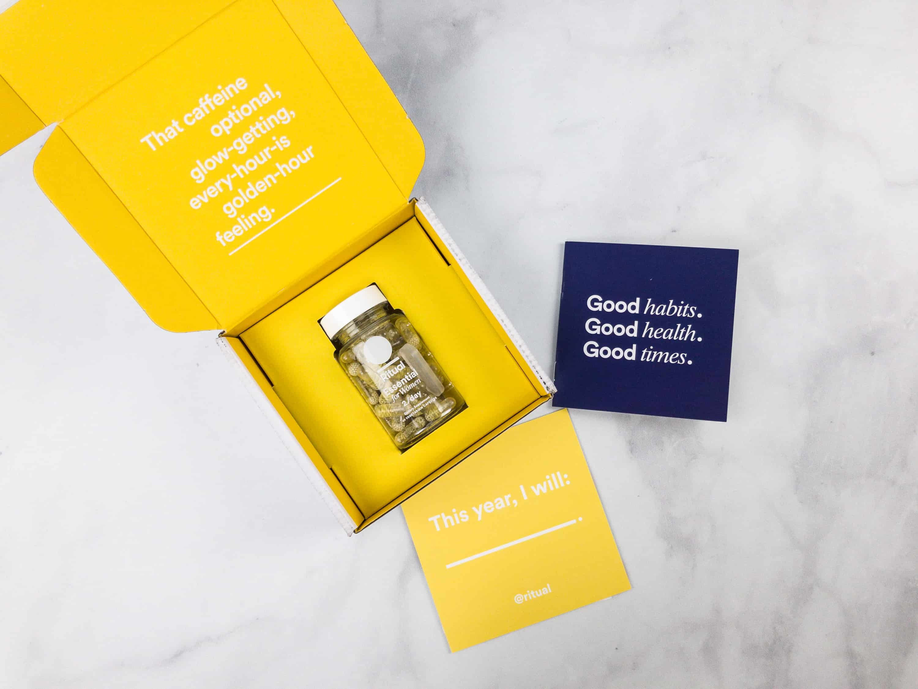 Ritual Vitamins Subscription Box Review