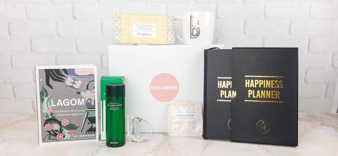 Moi-Même Winter 2017 Subscription Box Review – The Happiness Box