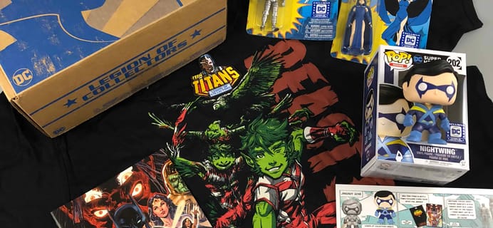 DC Legion of Collectors November 2017 Subscription Box Review