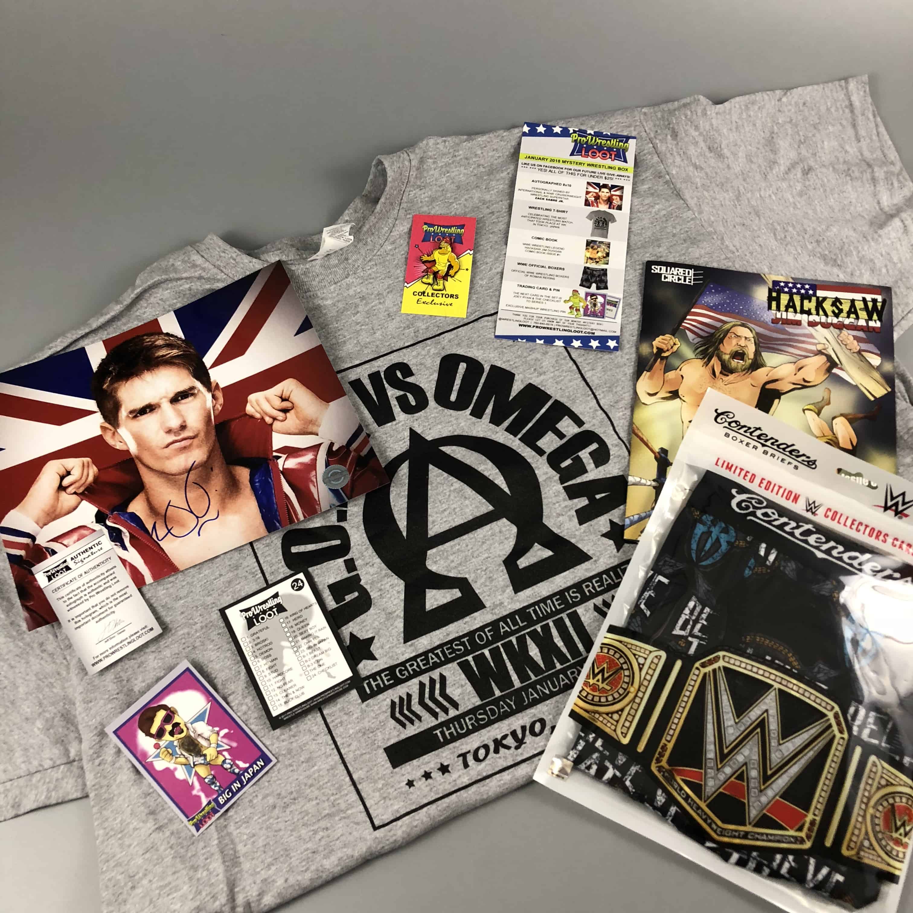 Pro Wrestling Loot January 2018 Subscription Box Review + Coupon